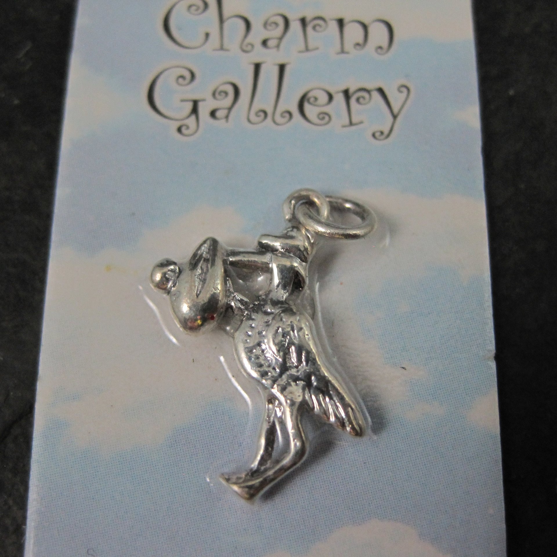 Silver Plated Stork Charm