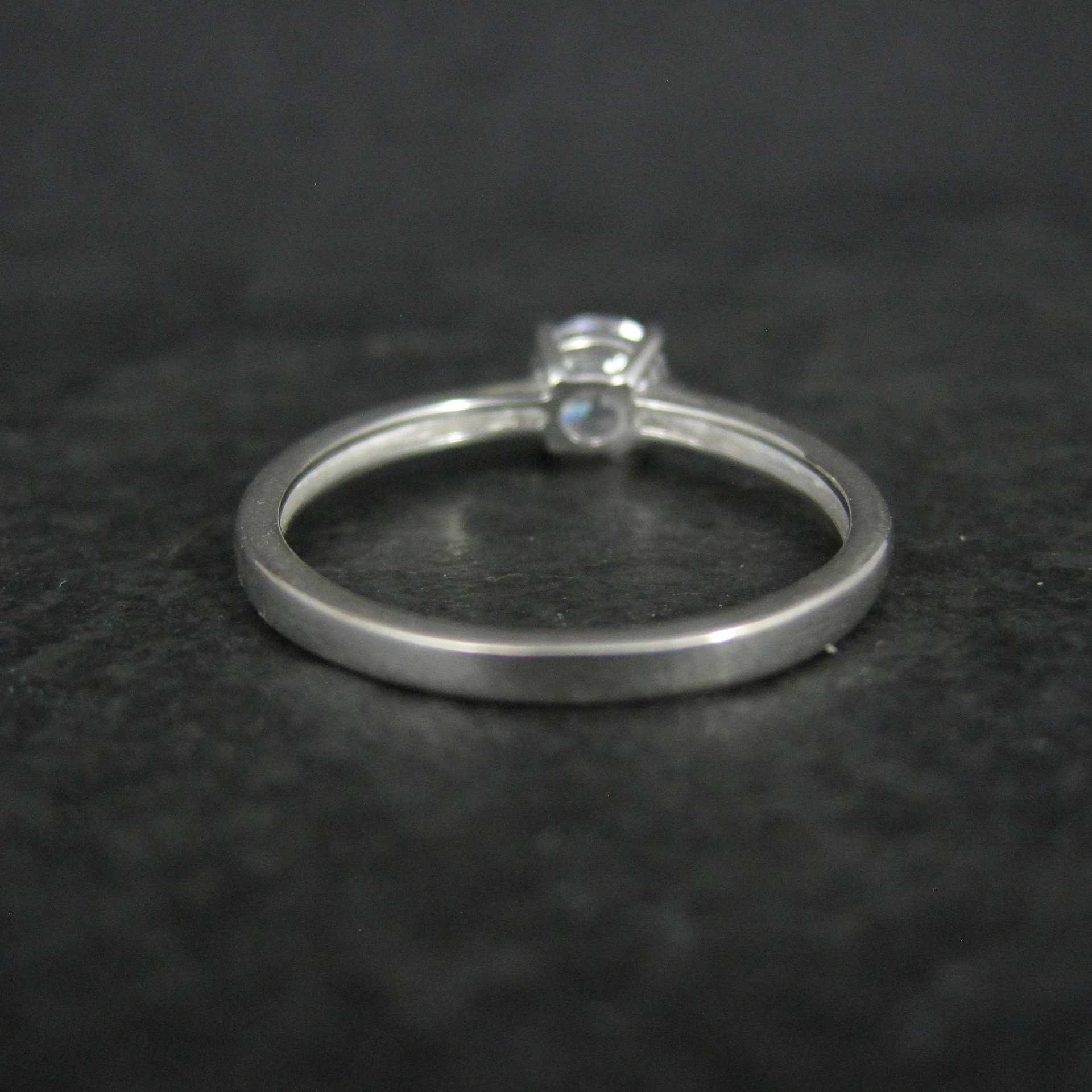Sterling Cubic Zirconia Engagement Ring Size 10