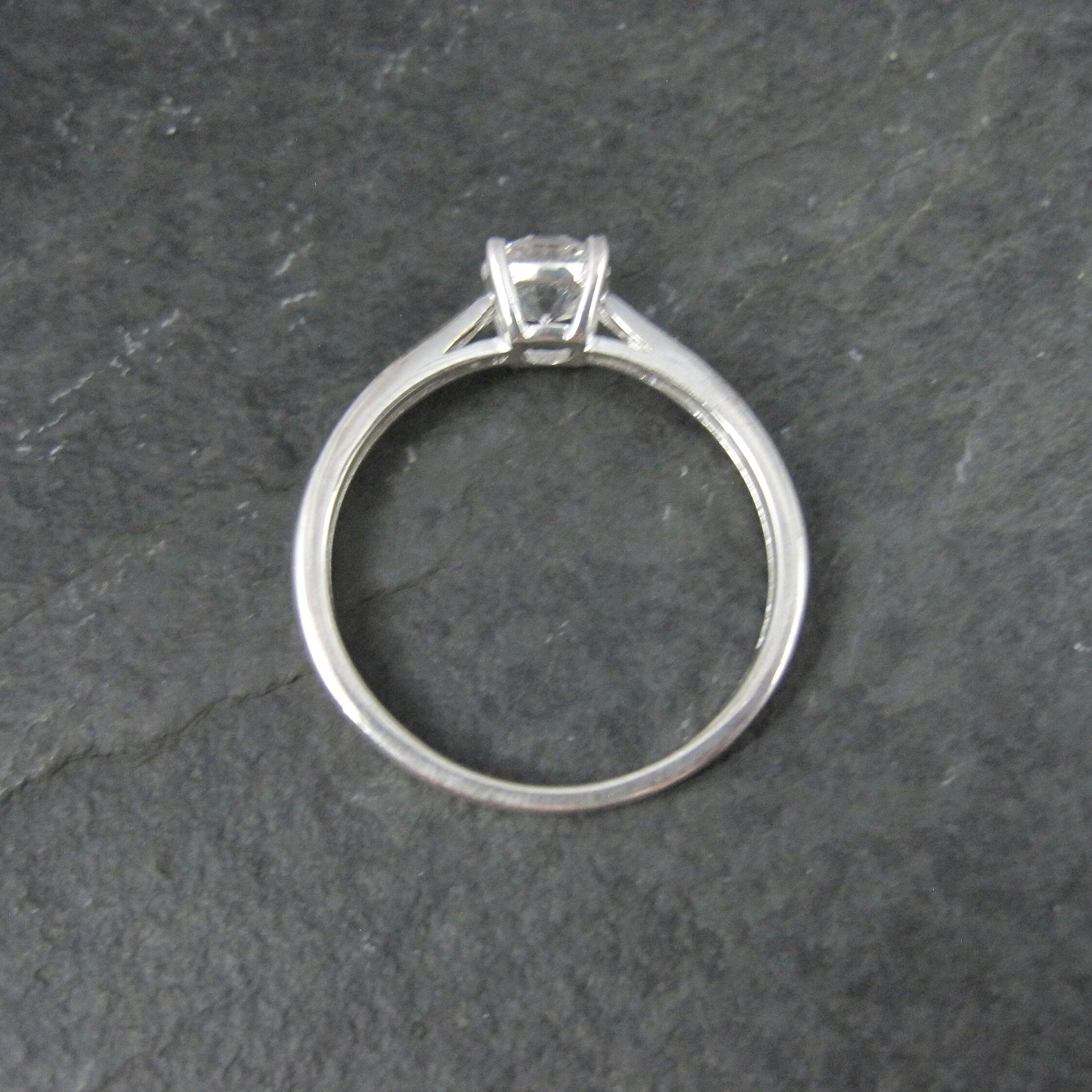 Sterling Cubic Zirconia Engagement Ring Size 10