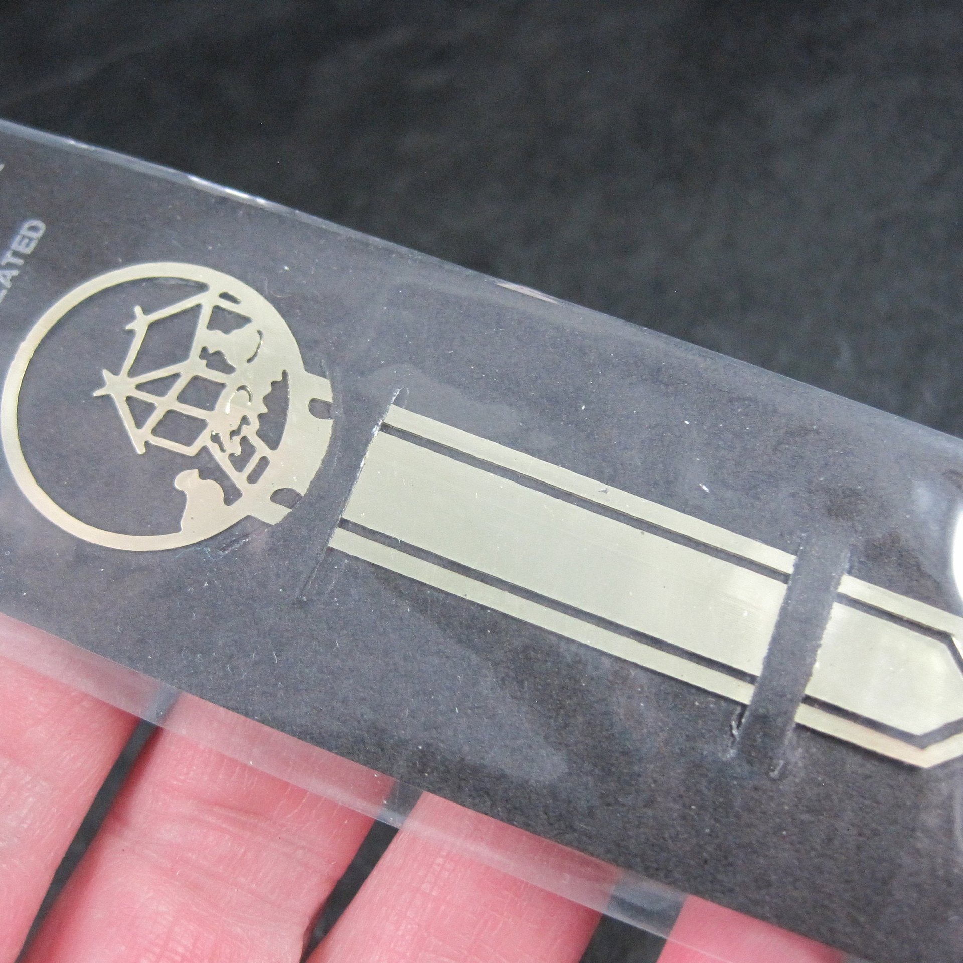 Vintage 18K Gold Plated Chicken Coop Bookmark