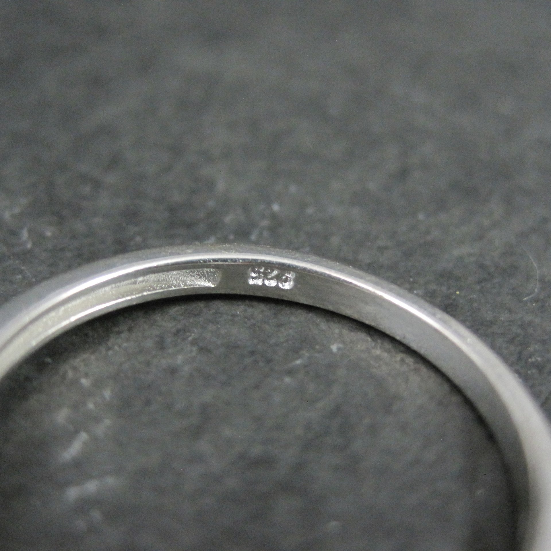 Sterling Cubic Zirconia Engagement Ring Size 10