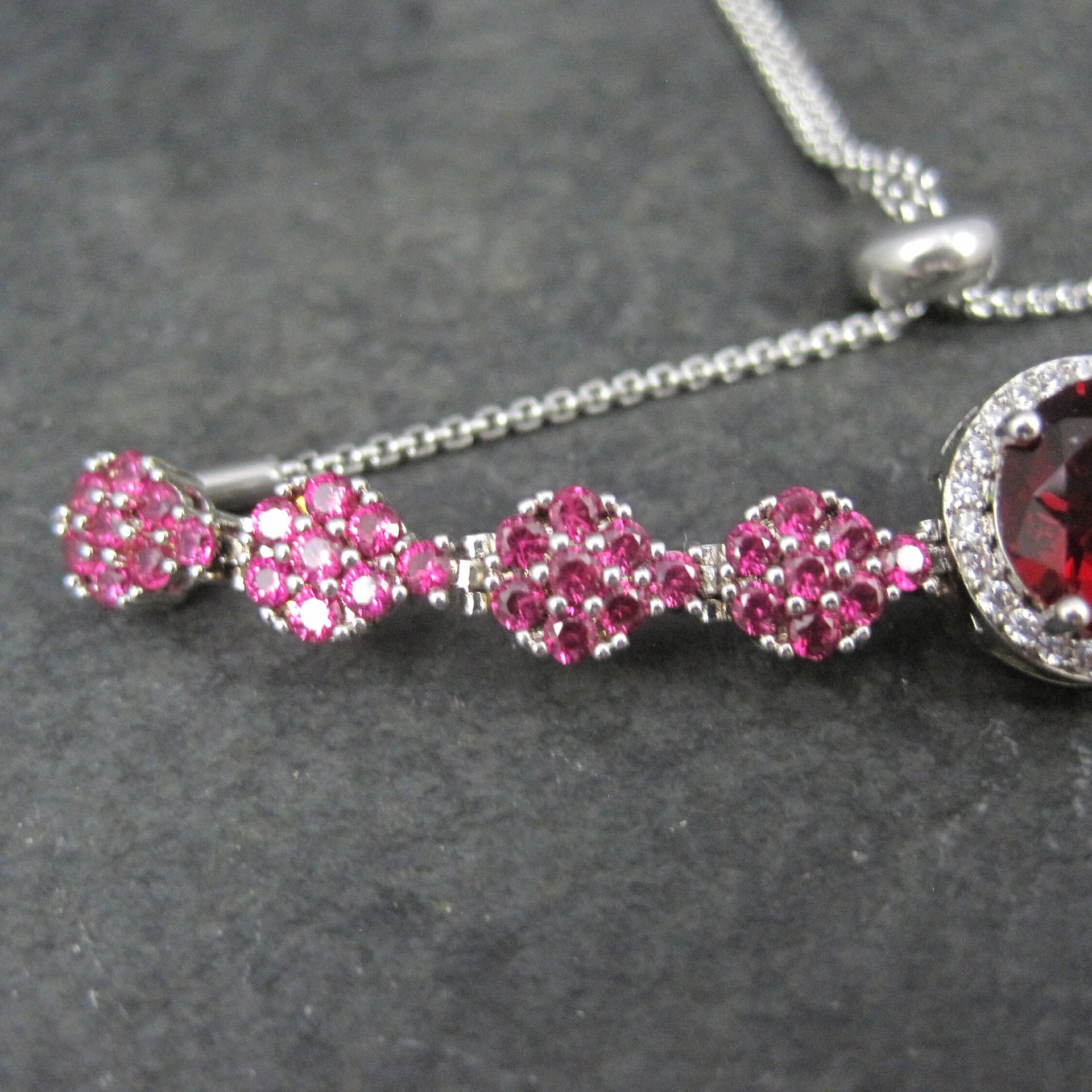 Genuine Ruby Bolo Bracelet Altered Adjustable