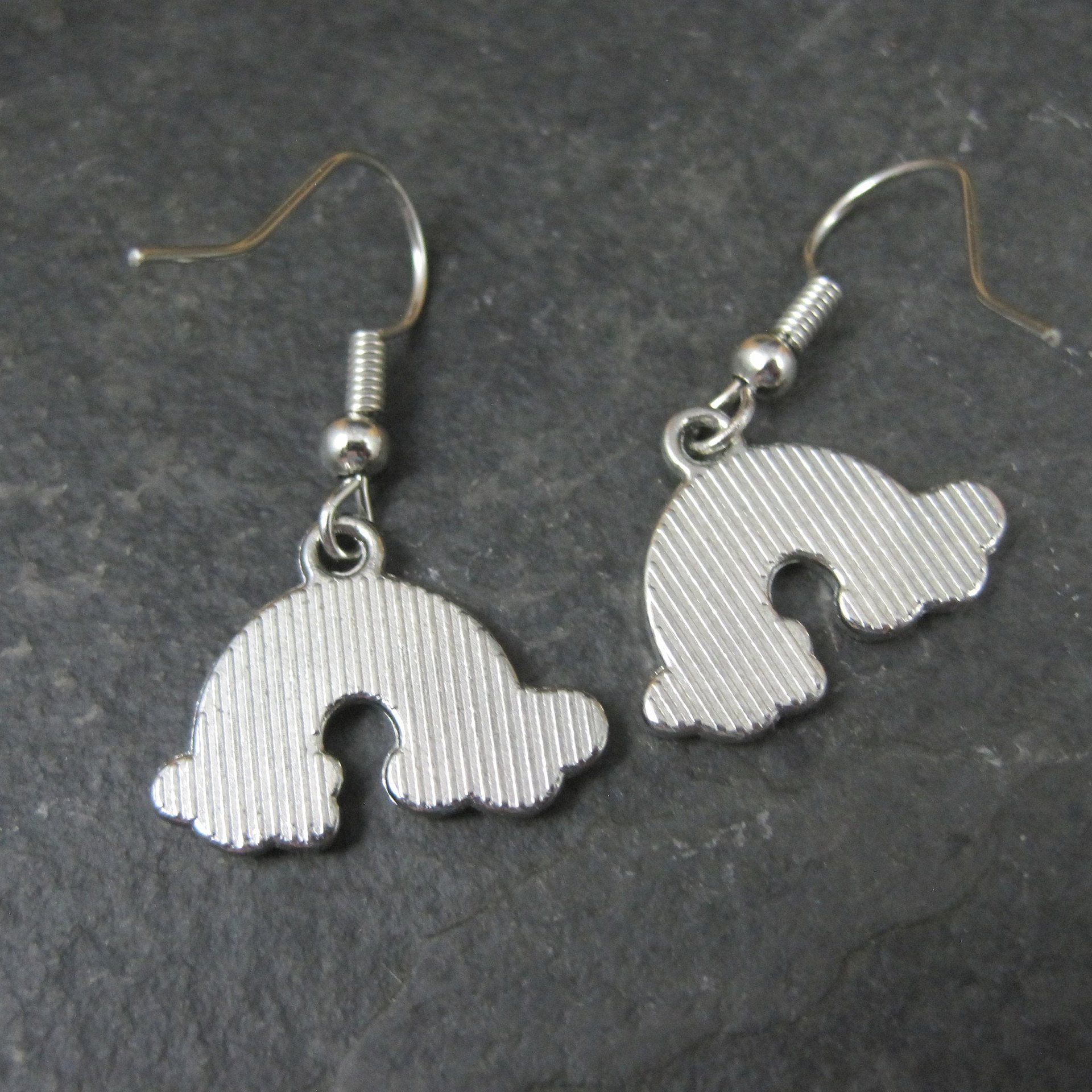 Simple Rainbow Dangle Earrings