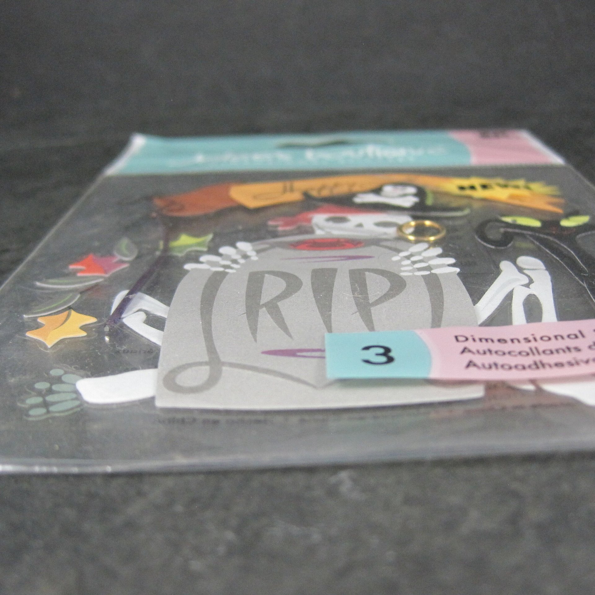 Jolees Dimensional Halloween Pirate Black Cat Stickers Discontinued