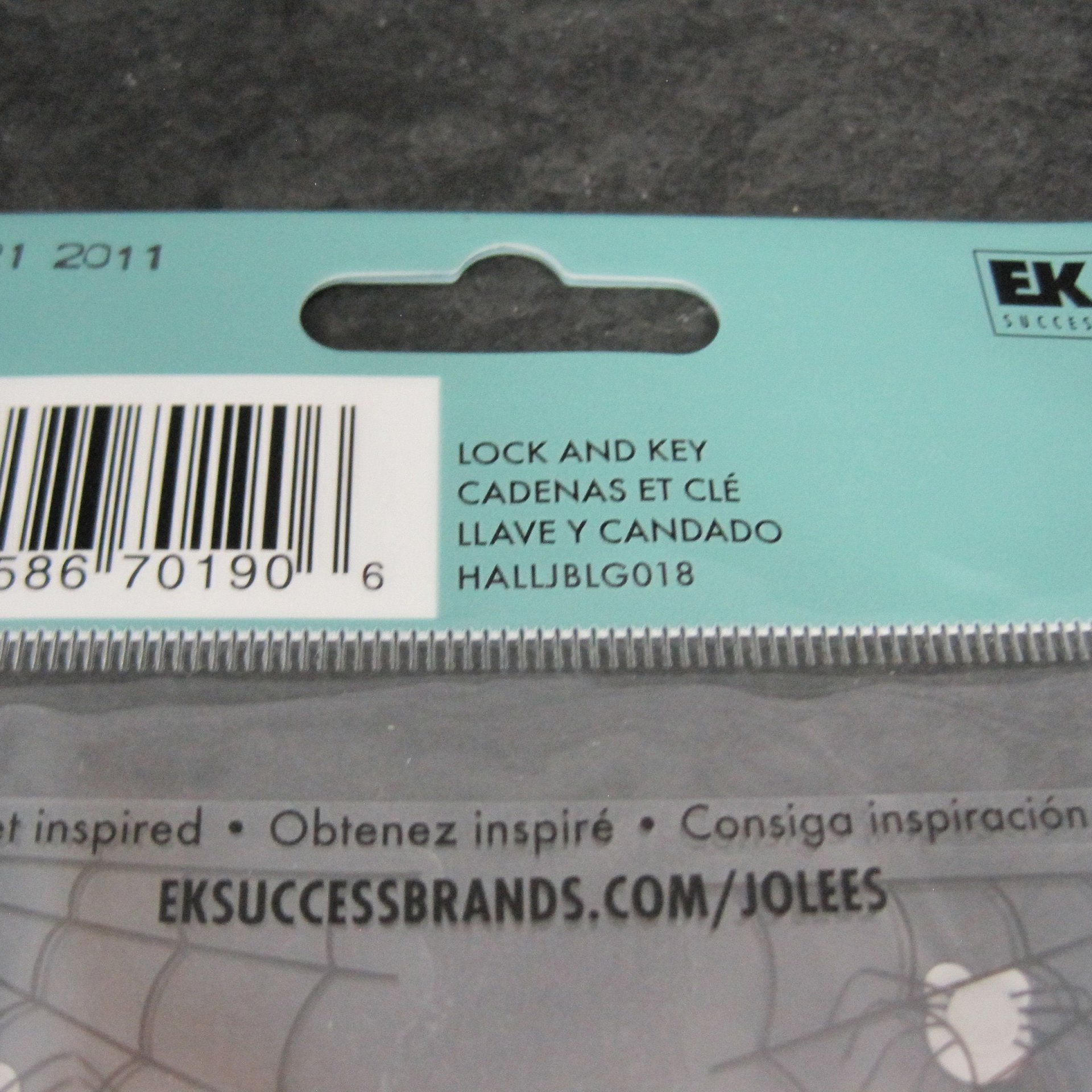 Jolees Scrapbooking Dimensional Lock and Key Haunted House Stickers Discontinued