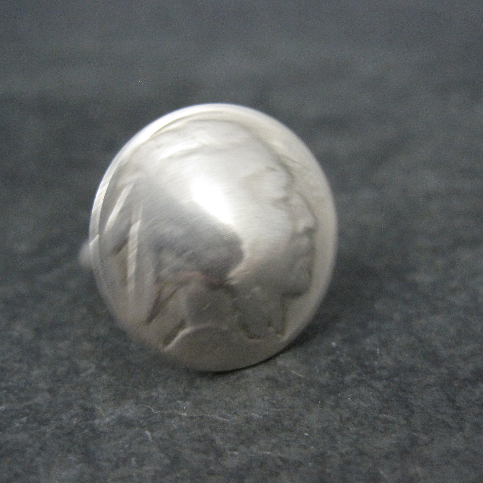 Vintage Sterling Indian Head Buffalo Nickel Ring Size 4.5
