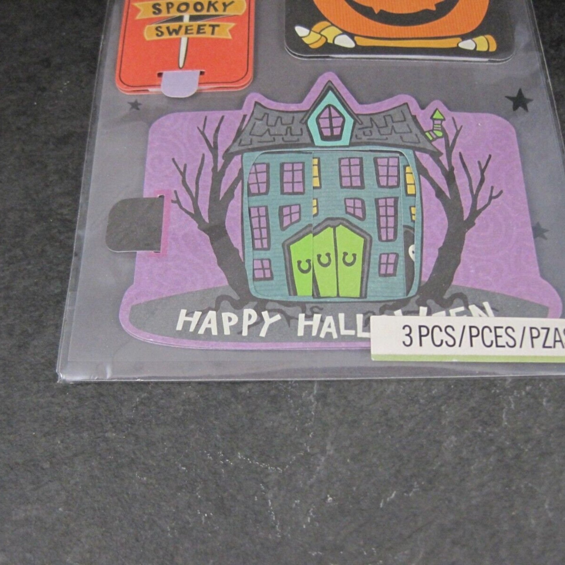 K & Company HALLOWEEN 3D Spooky Slider Stickers Discontinued