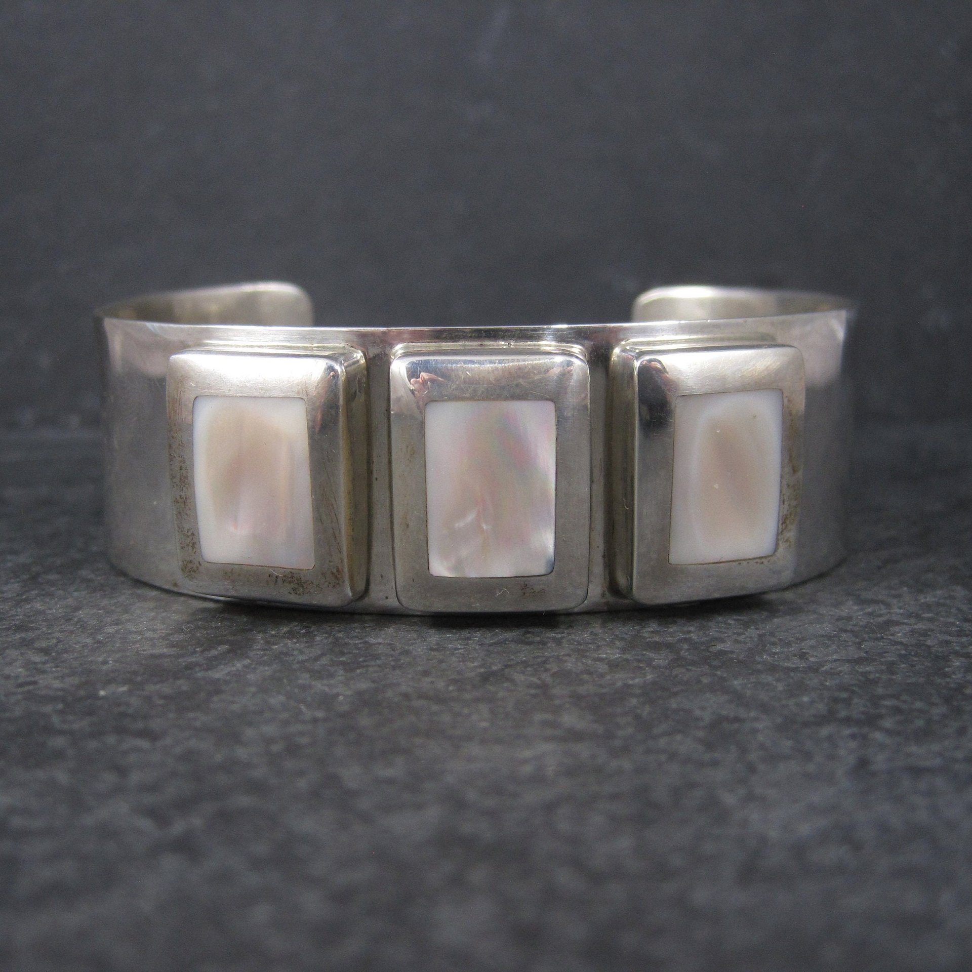 Mother of Pearl Cuff Bracelet 7 Inches