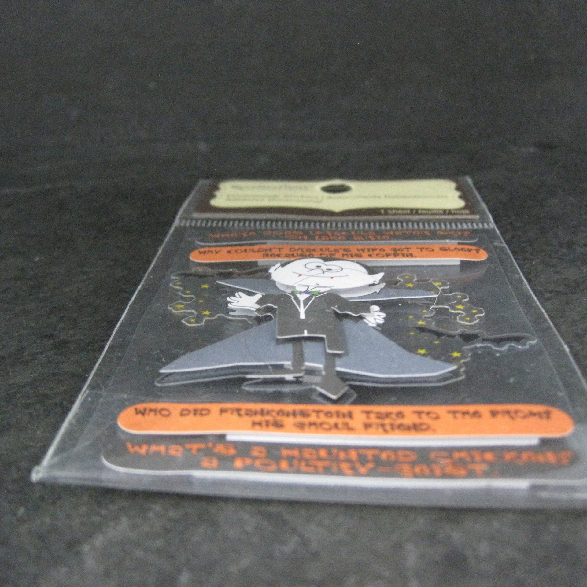 Dimensional Halloween Vampire Stickers Recollections Scrapbooking
