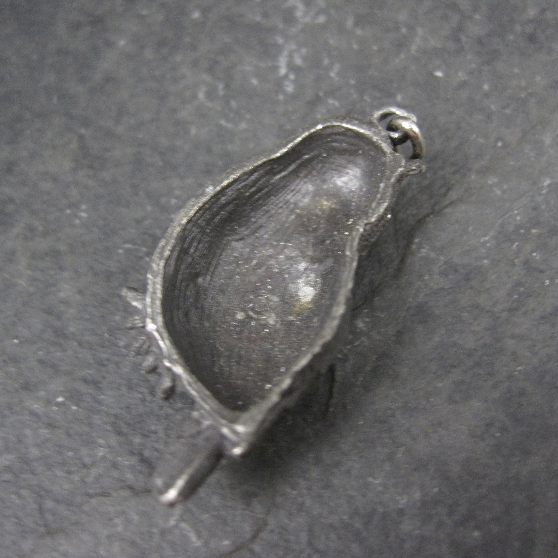Vintage Pewter Owl Pendant Charm