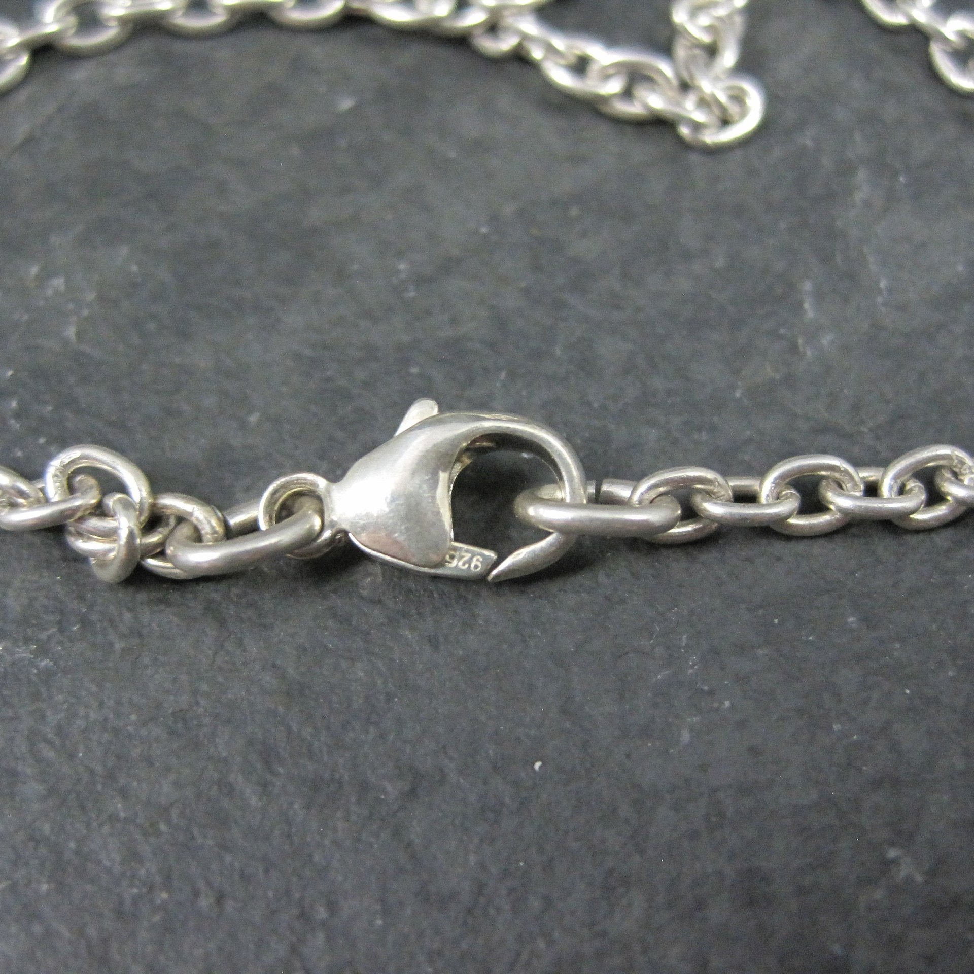 Arora Borealis Statement Necklace Estate Sterling Silver 25 Inches
