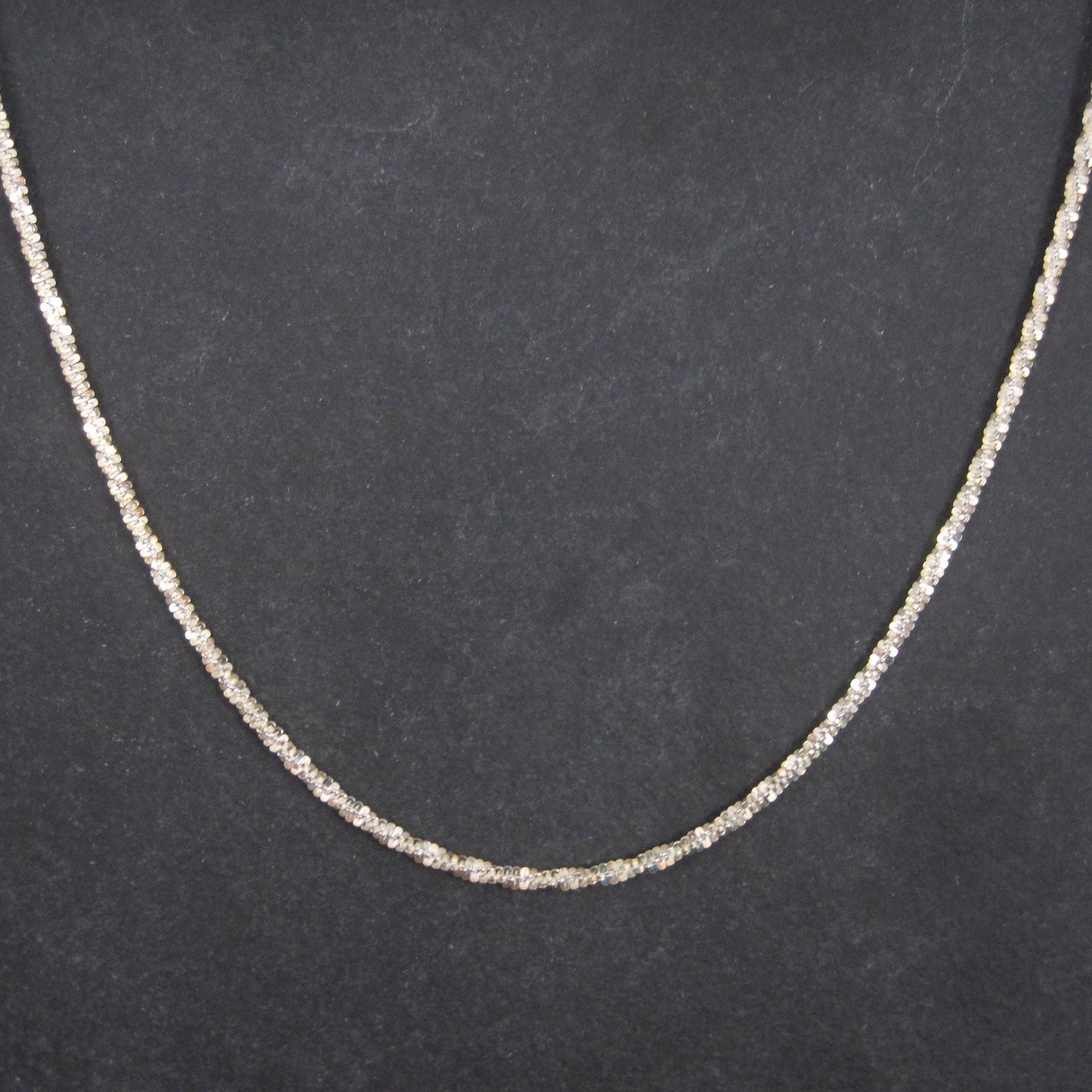 Vintage Italian Sterling Necklace Chain 19.5 Inches