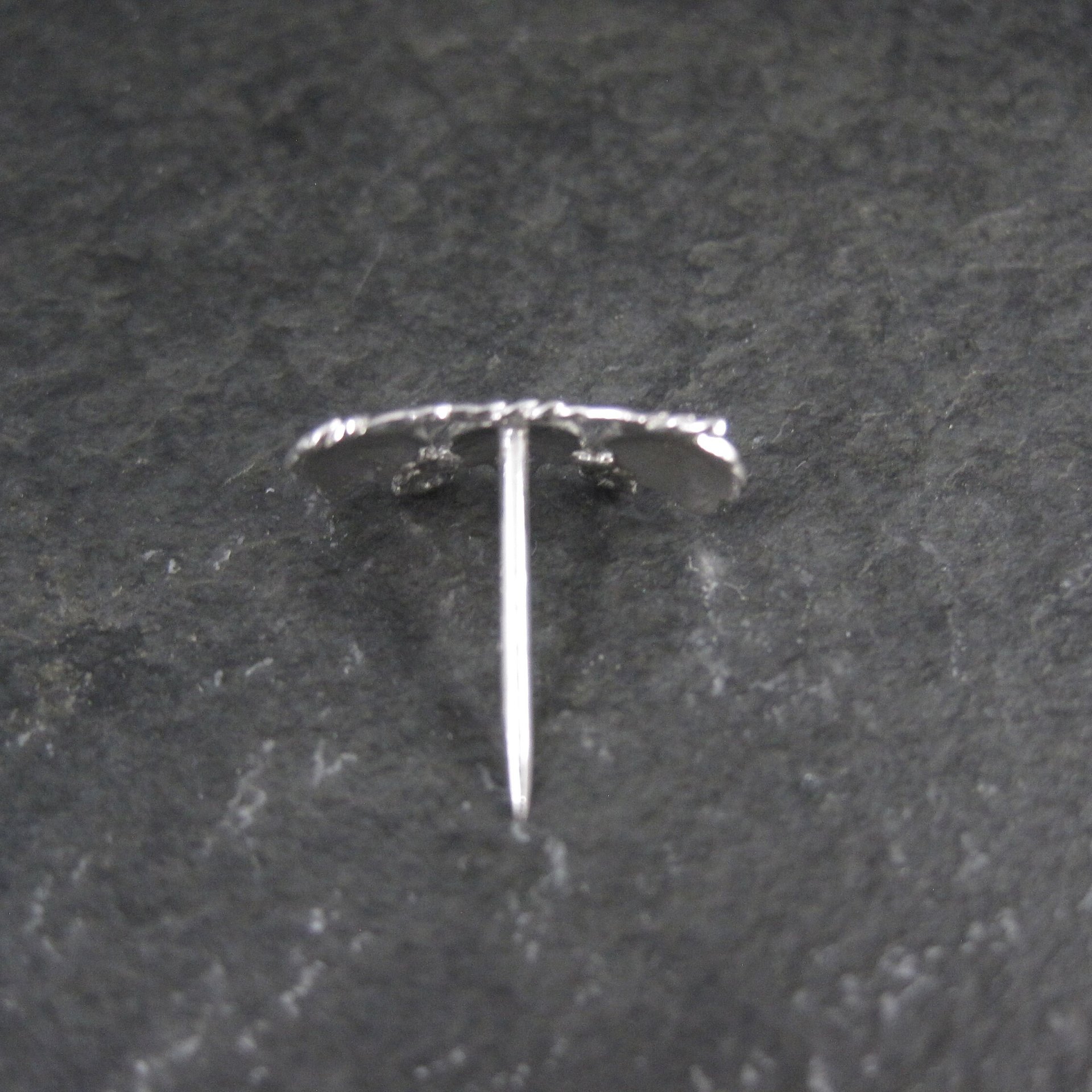 Estate Black Hills Silver Leaf Tie Tack