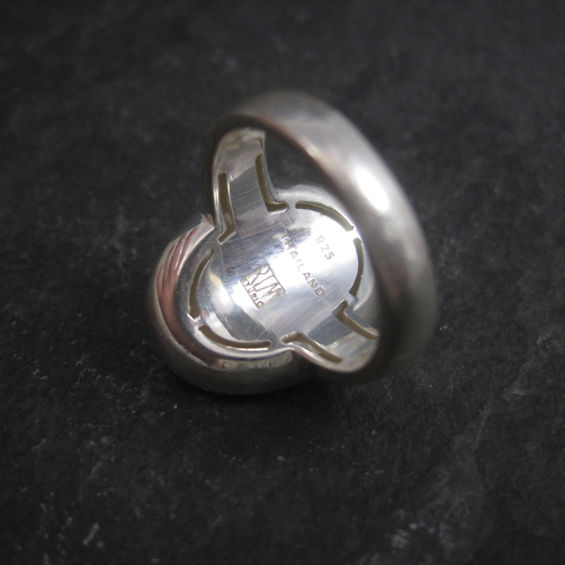 Robert Lee Morris Sterling Carnelian Puddle Ring Size 6 Retired
