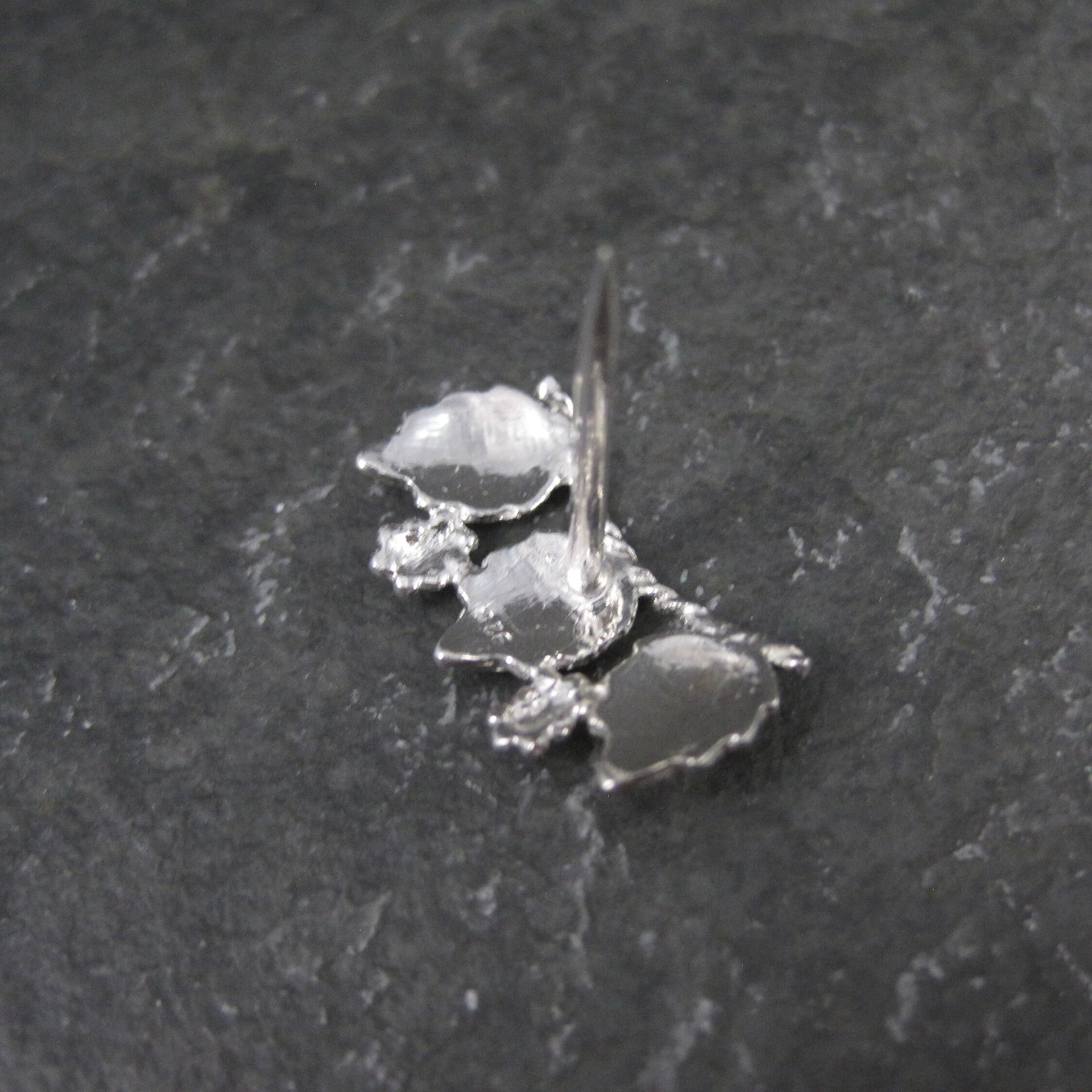 Estate Black Hills Silver Leaf Tie Tack