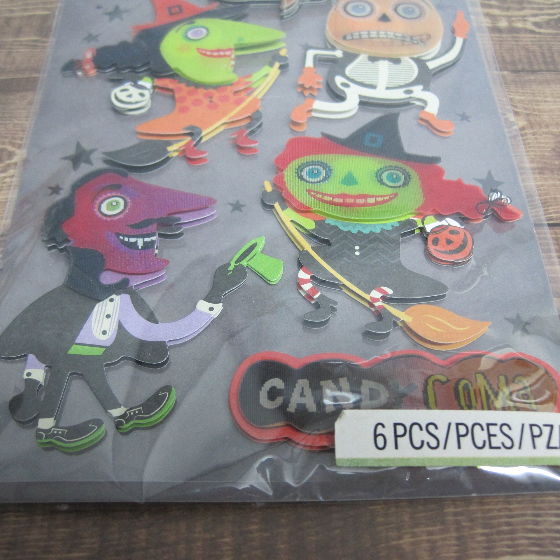 K & Company HALLOWEEN Monster Stickers Discontinued Dimensional