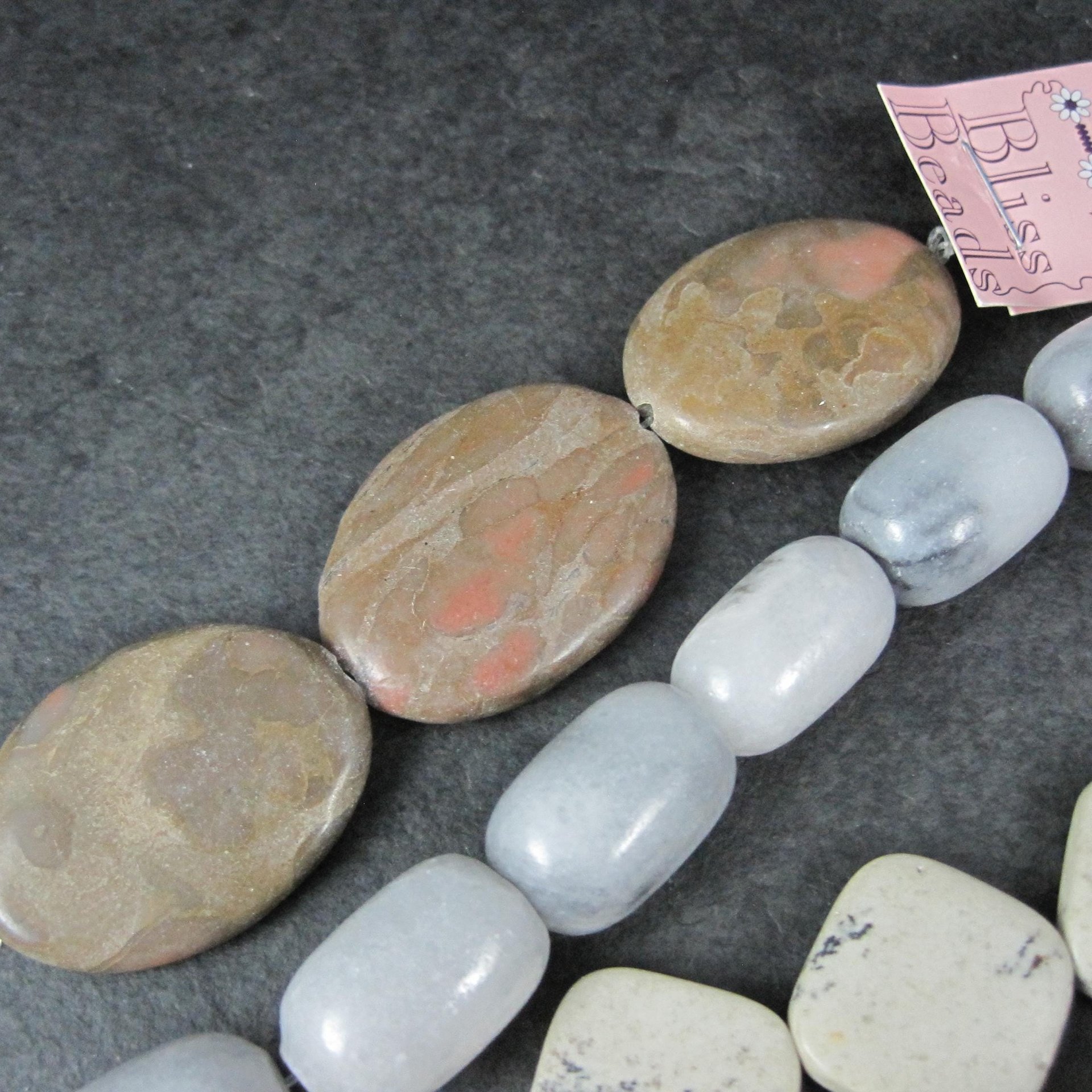 Destash Lot of Gemstone Jasper Magnesite Bead Strands