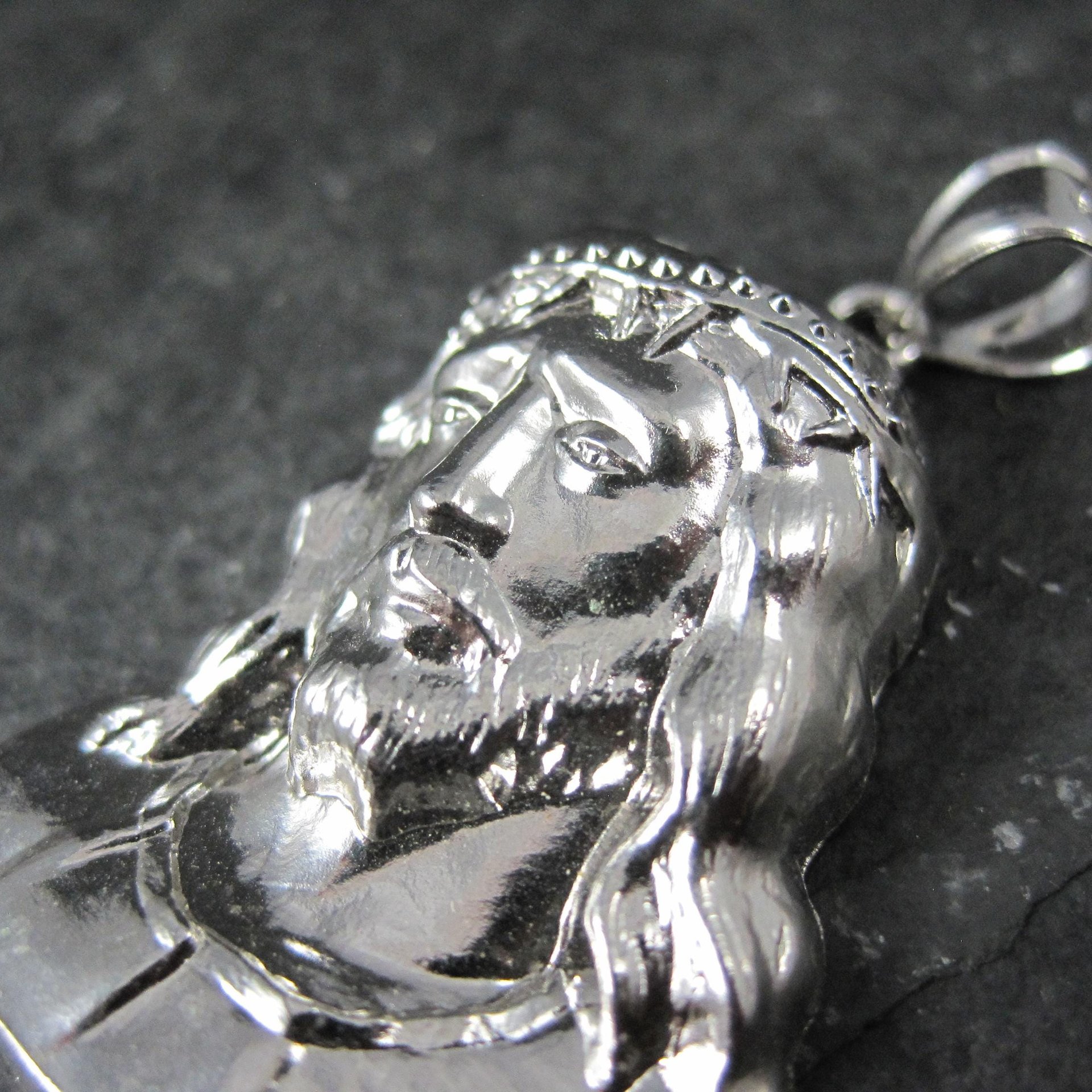 Vintage Sterling Jesus Pendant