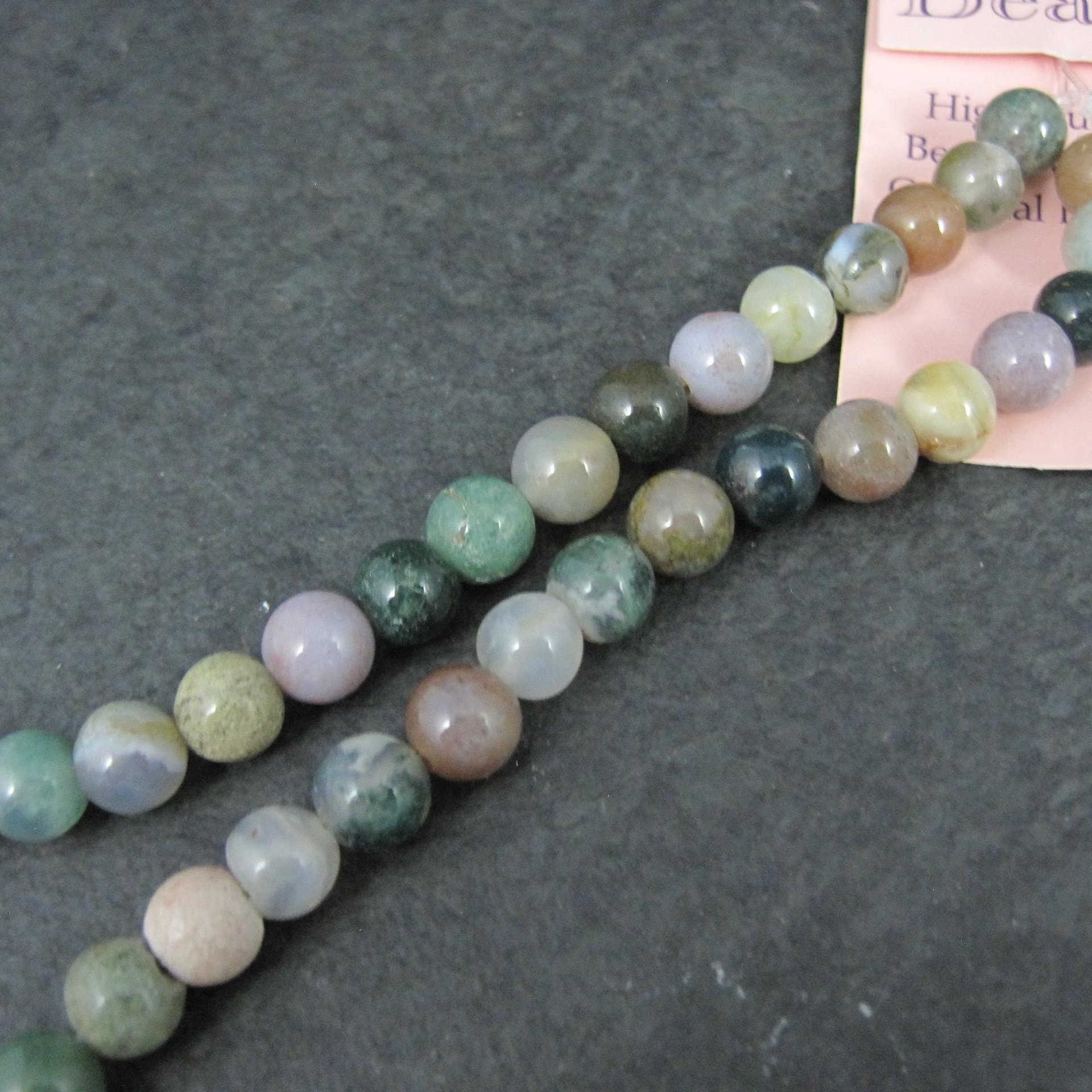 6mm Round Fancy Jasper Beads