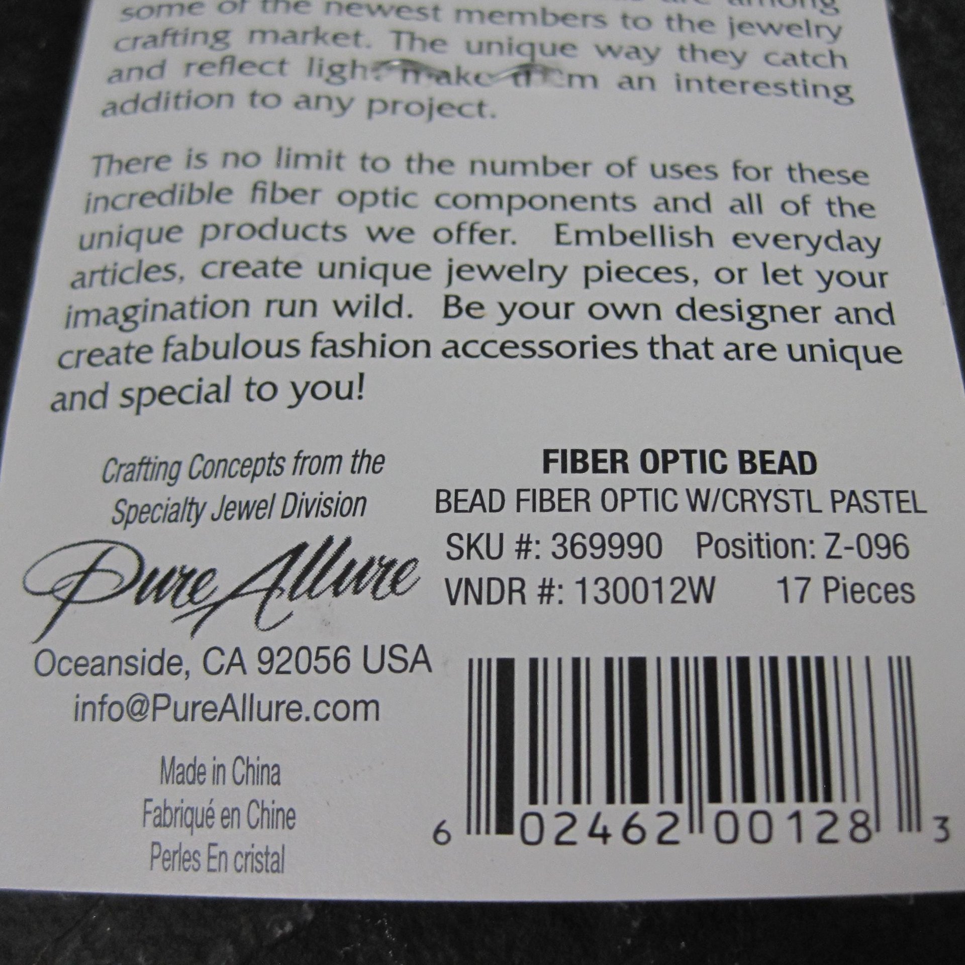 Pastel Fiber Optic Crystal Beads 8mm 4mm Pure Allure