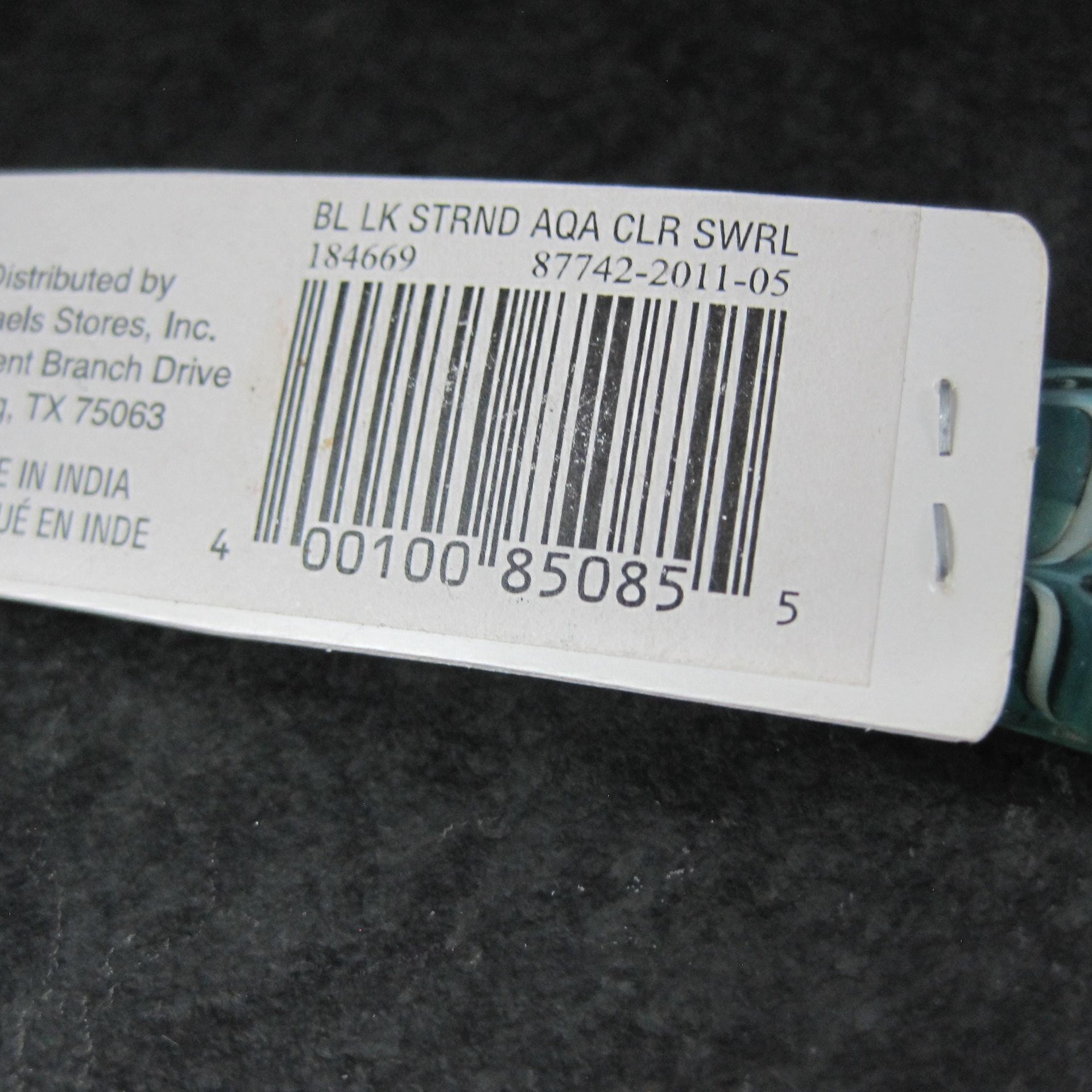 Blue Sea Green Lampwork Glass Bead Strand Bead Landing