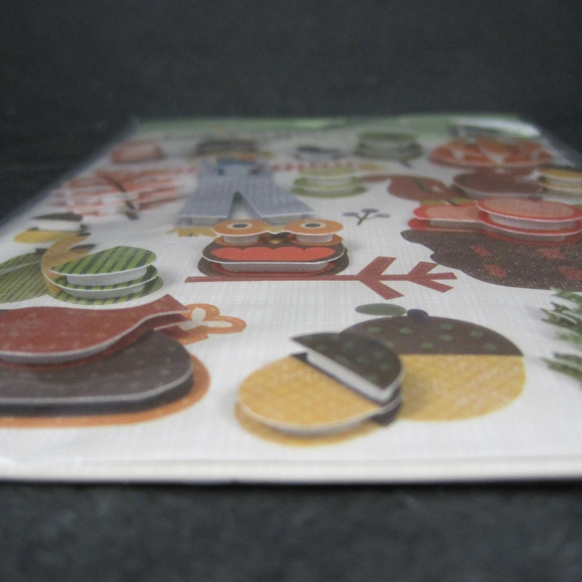 K & Company Fall Autumn Scarecrow Stickers Discontinued Dimensional