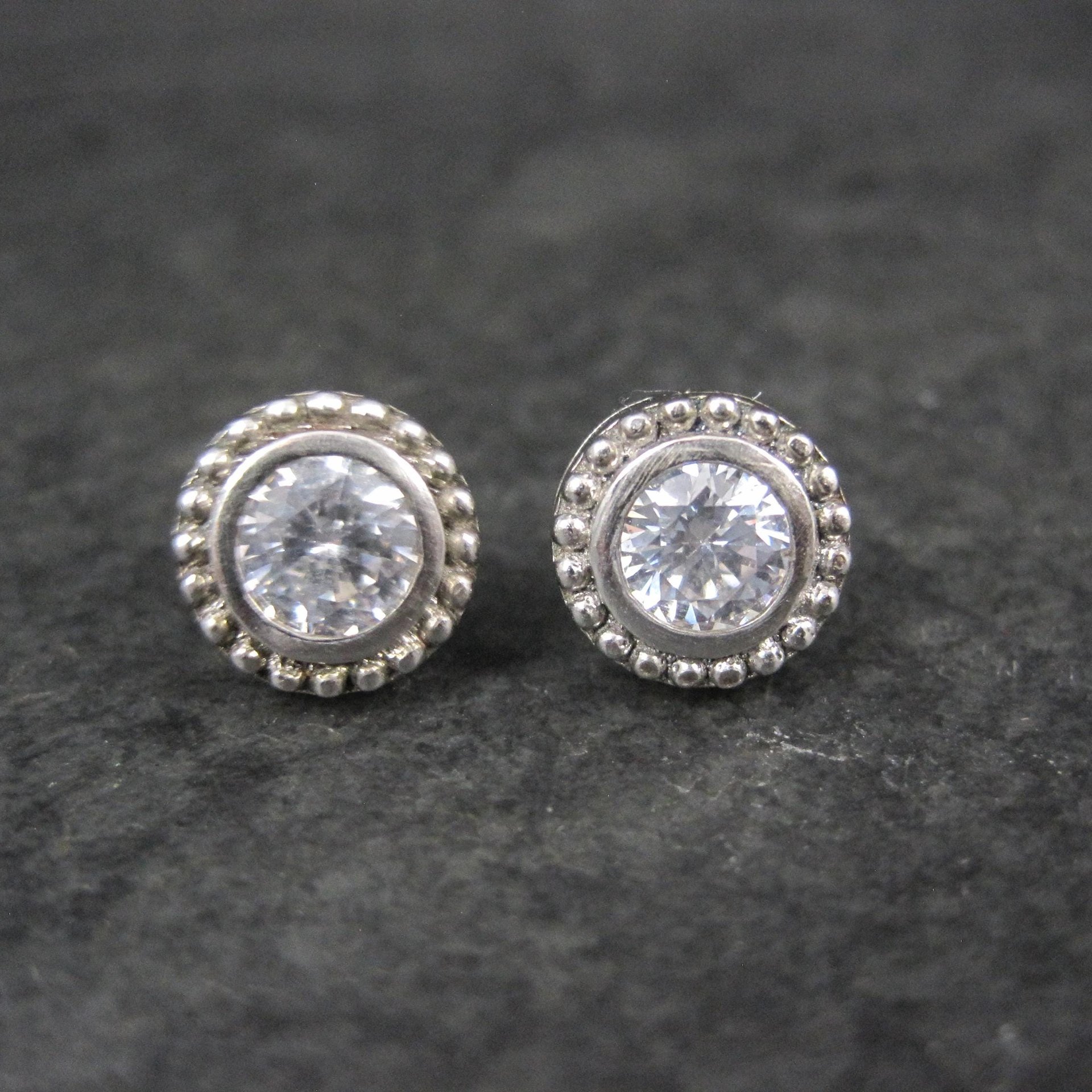 Sterling Silver Citrine Earrings Earring Jackets Estate