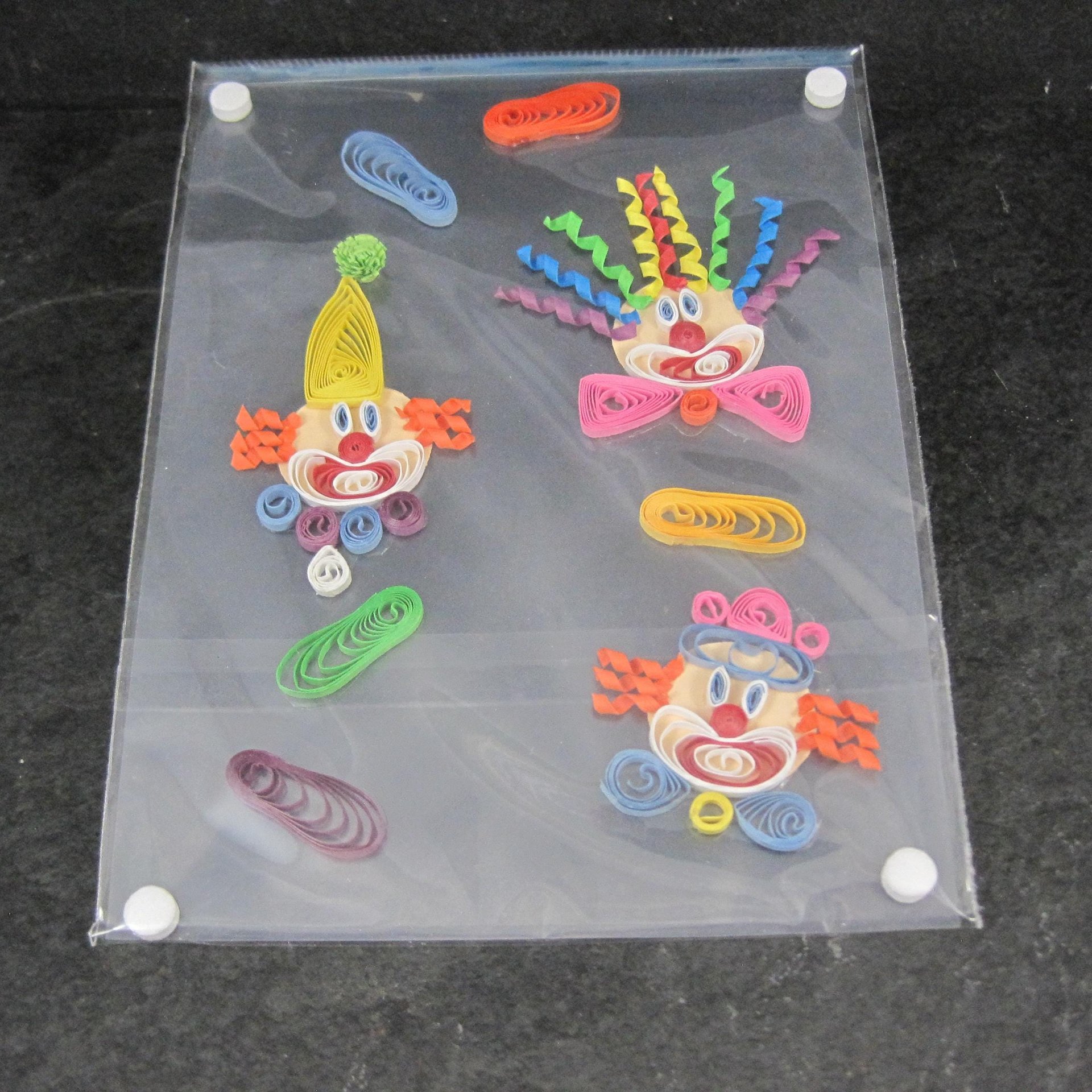 Provo Craft Quilled Clown Stickers Stand Outs Discontinued