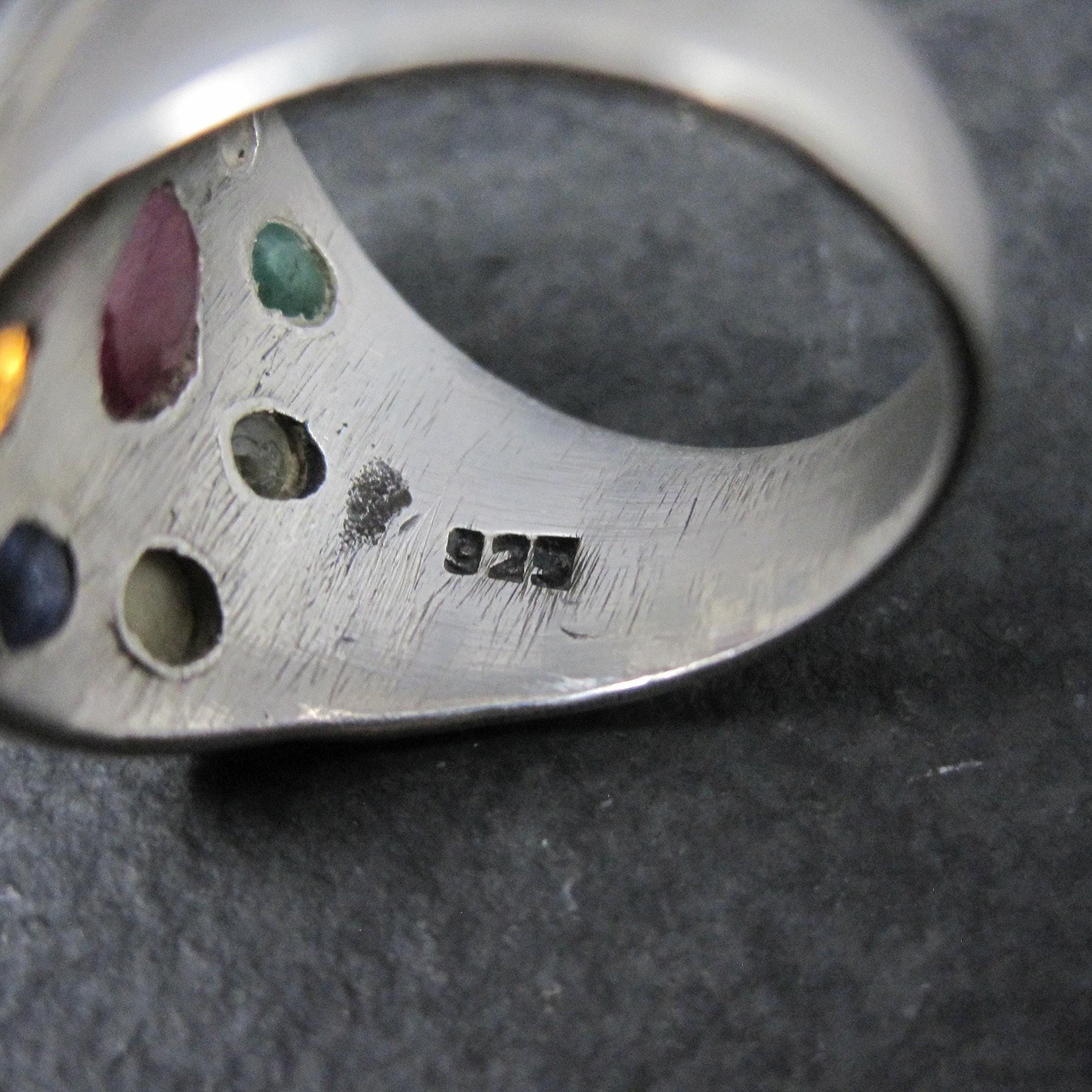 Navaratna Gemstone Ring Size 8
