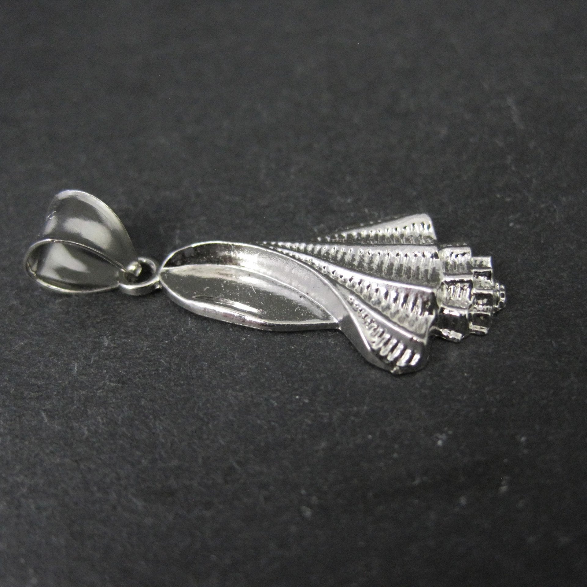 Sterling Silver Seashell Whelk Pendant