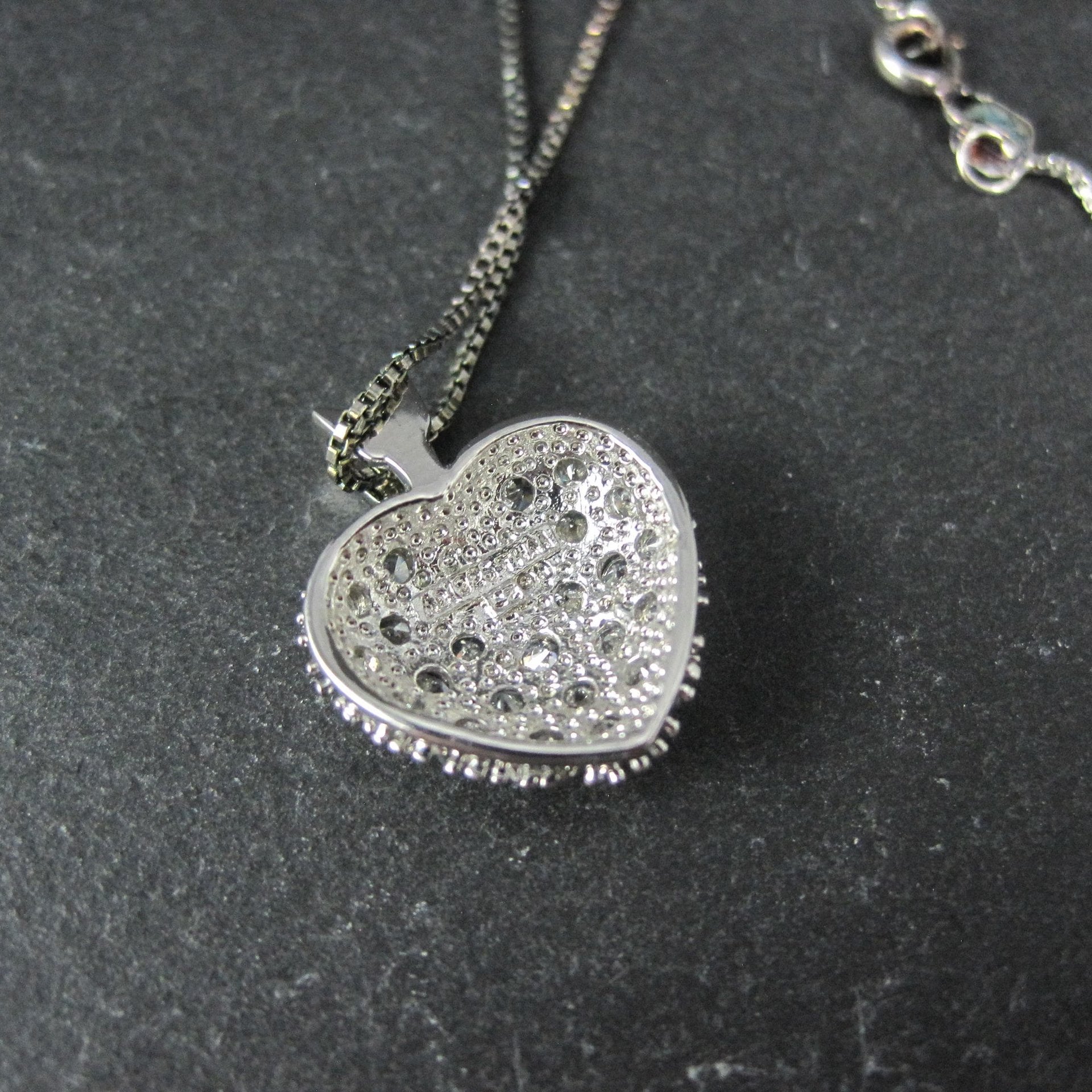 Sterling Silver Arrow Heart Pendant Necklace