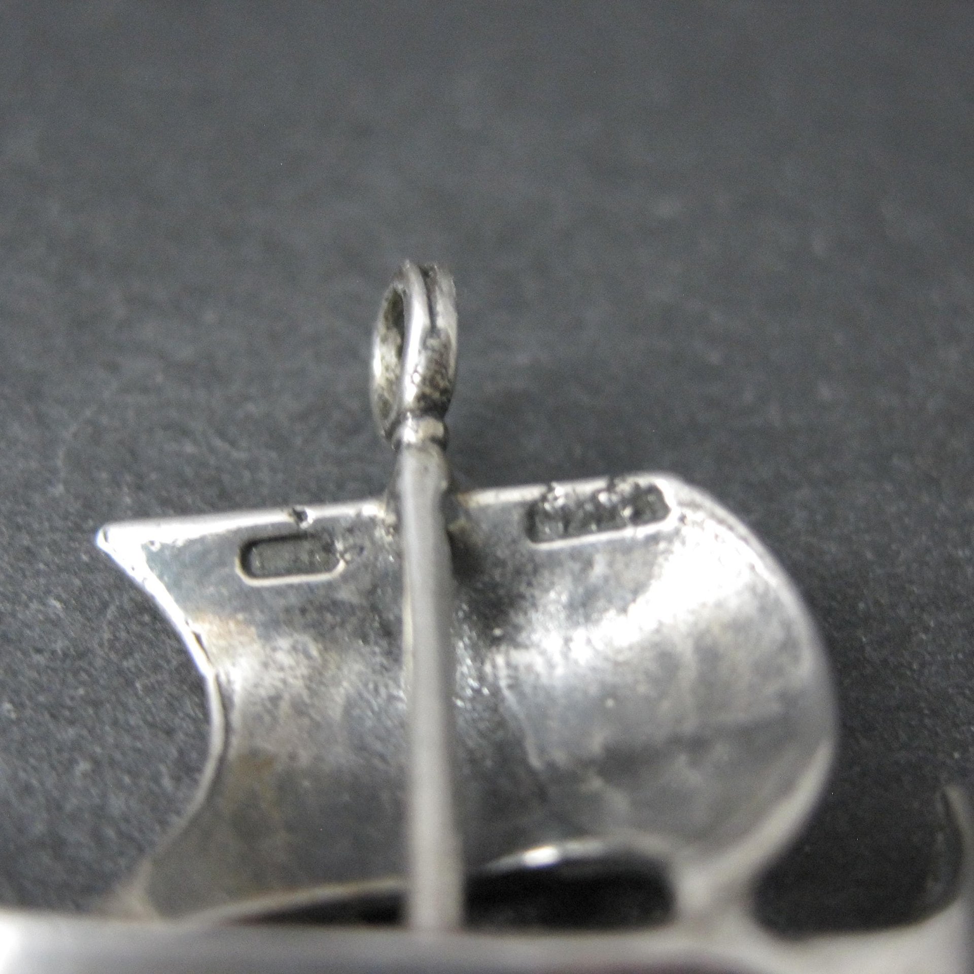 Vintage Sterling Silver Viking Ship Pendant