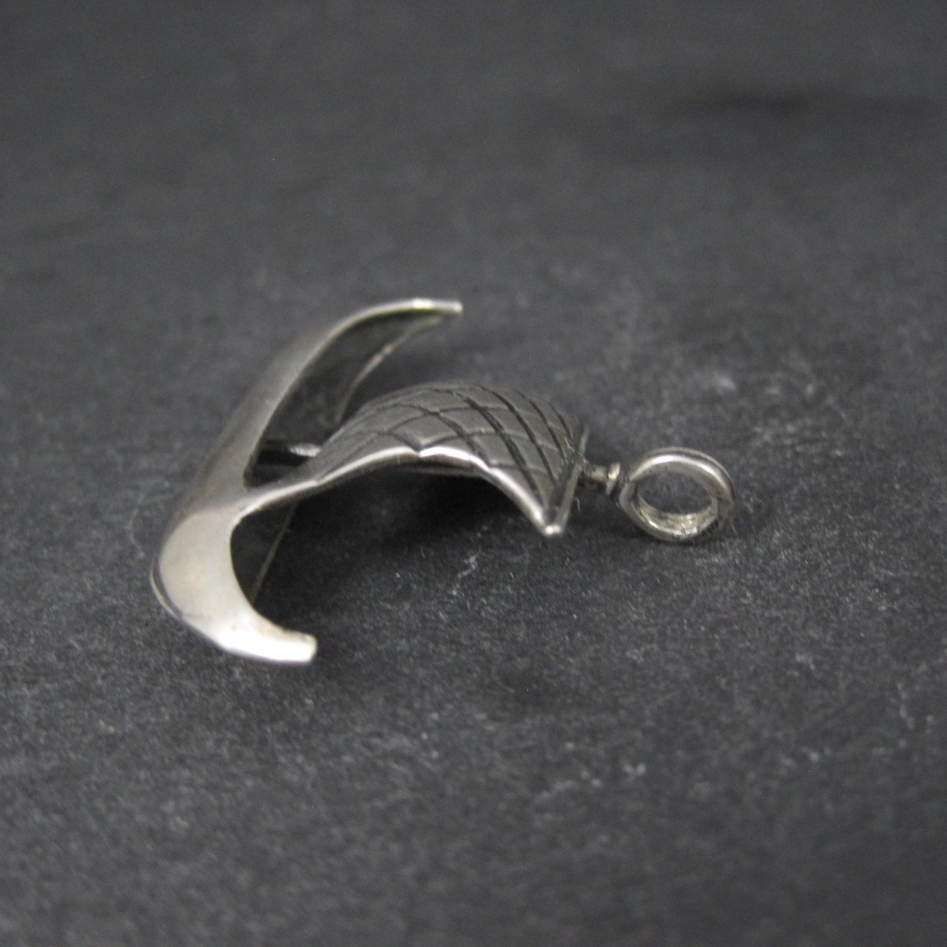 Vintage Sterling Silver Viking Ship Pendant