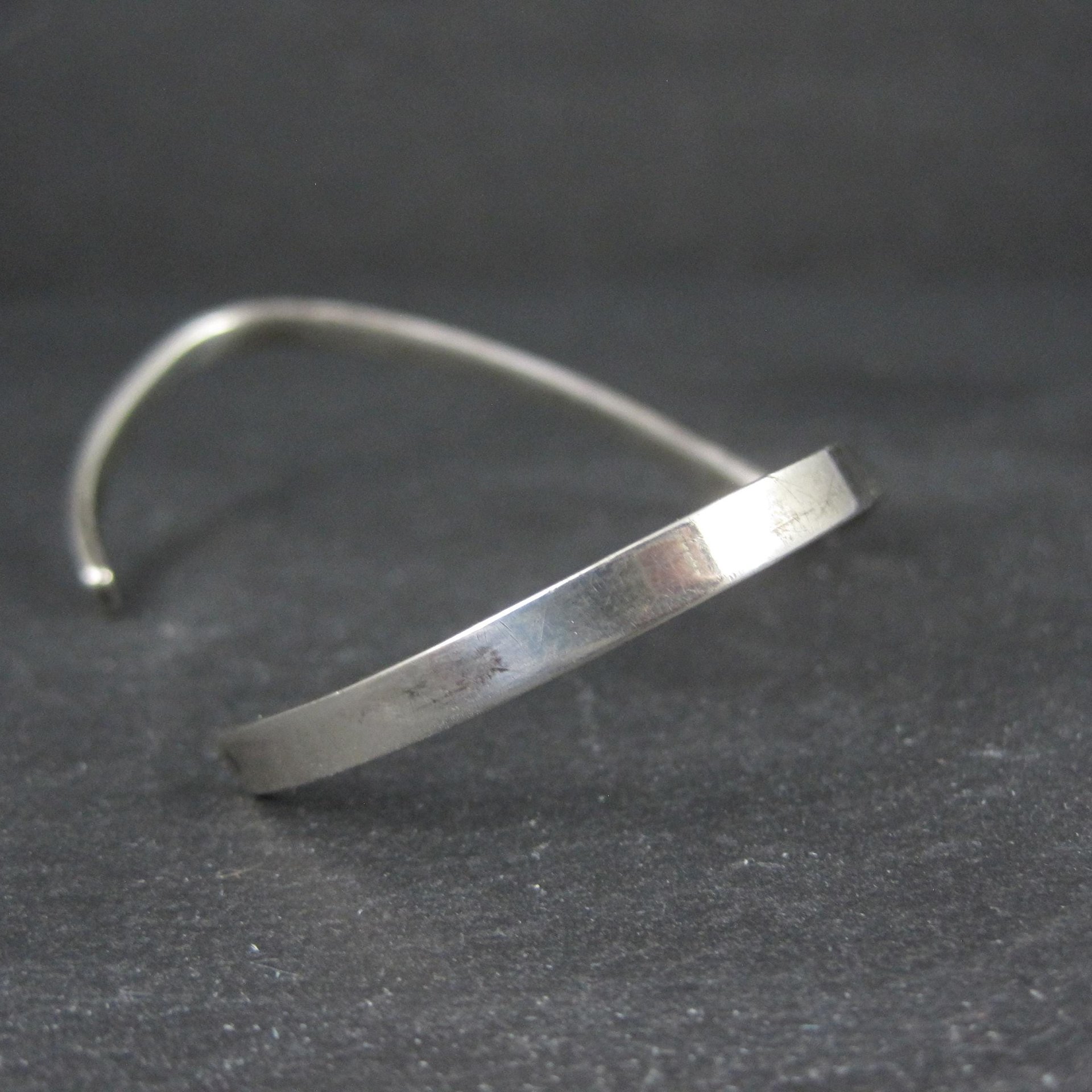Dainty Sterling Silver Sweater Cuff Bracelet 6 Inches
