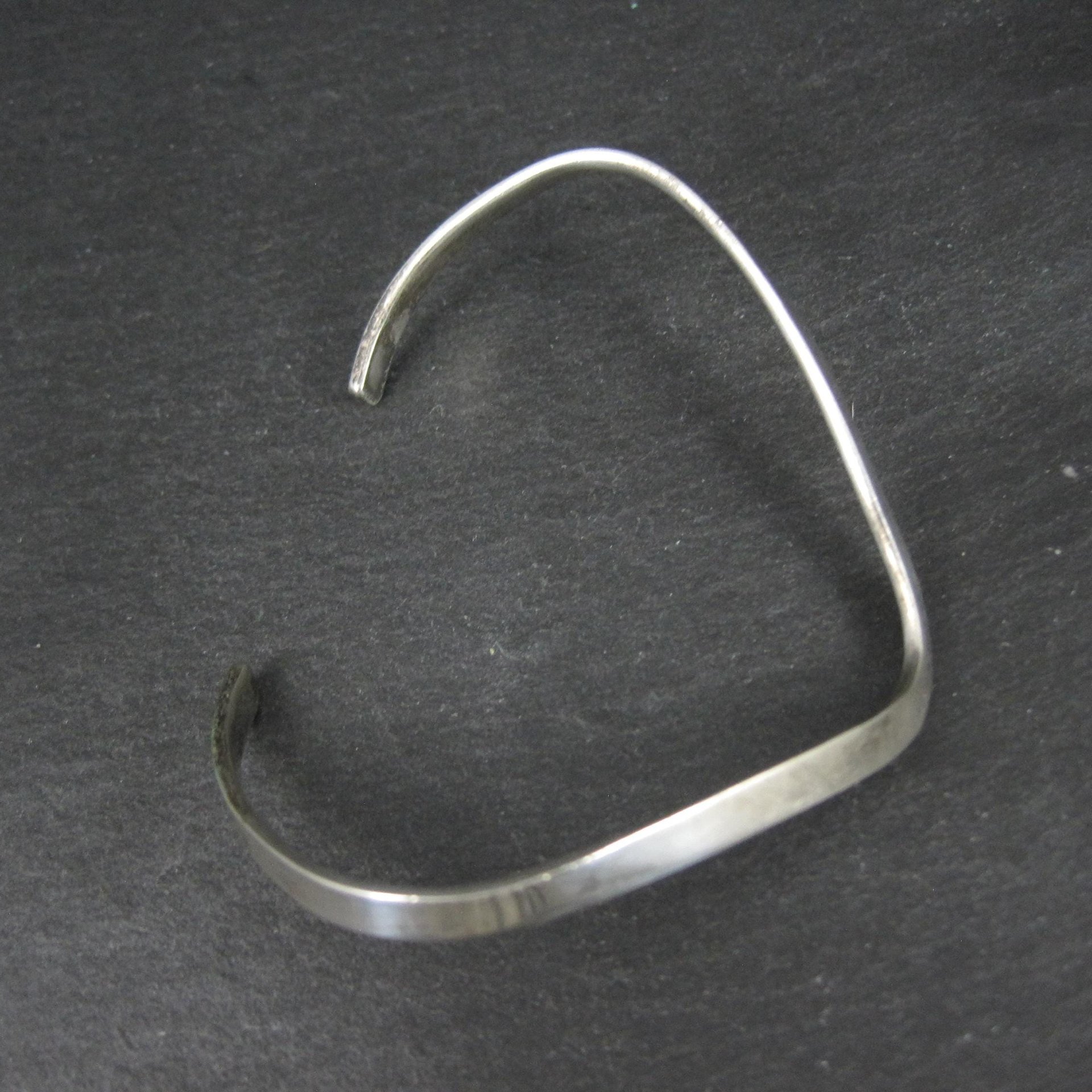 Dainty Sterling Silver Sweater Cuff Bracelet 6 Inches