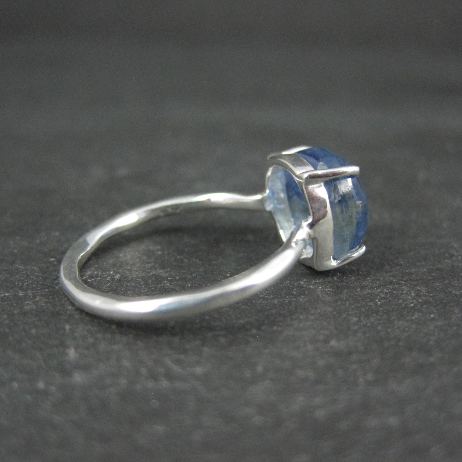 Sterling Silver Kyanite Solitaire Ring Size 6