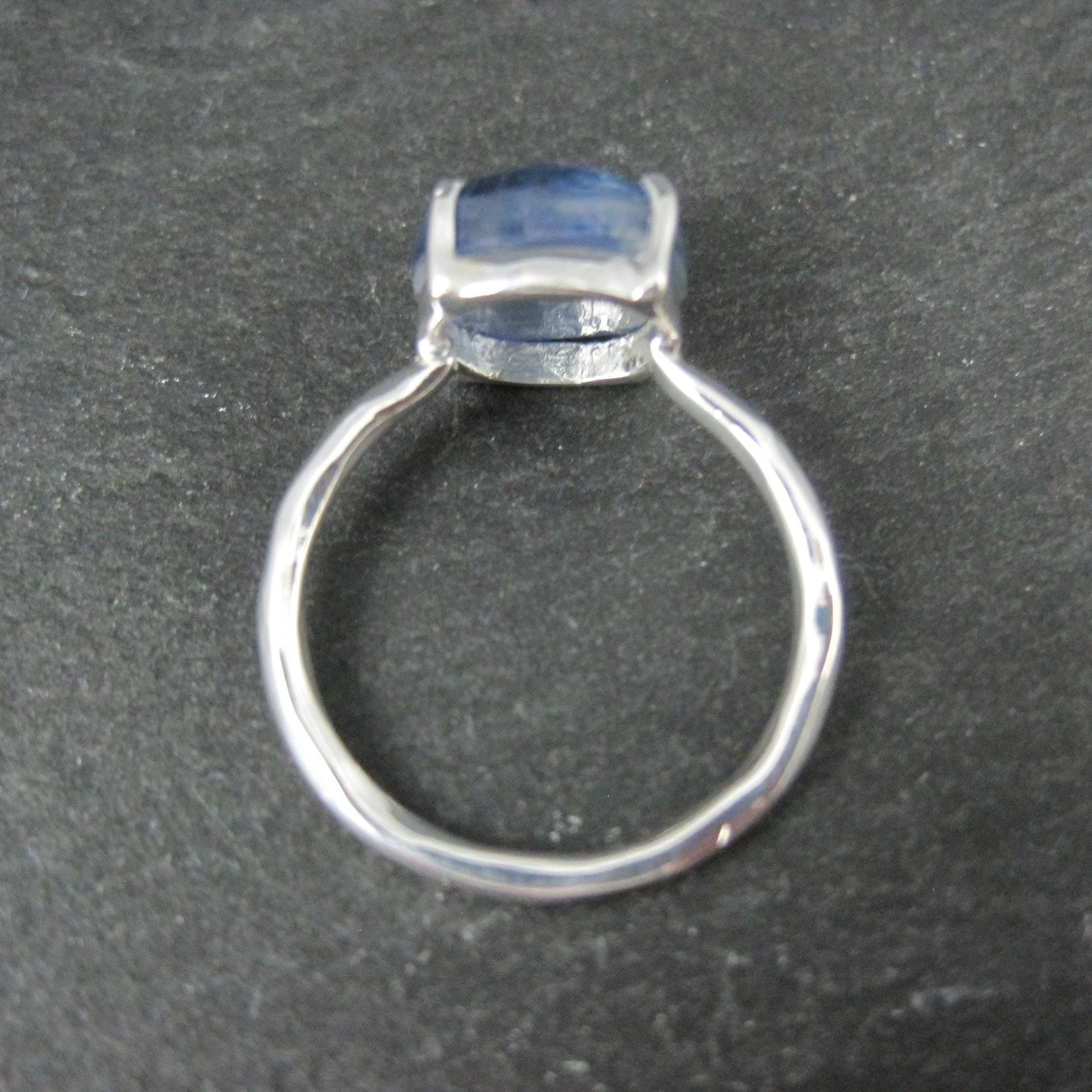 Sterling Silver Kyanite Solitaire Ring Size 6