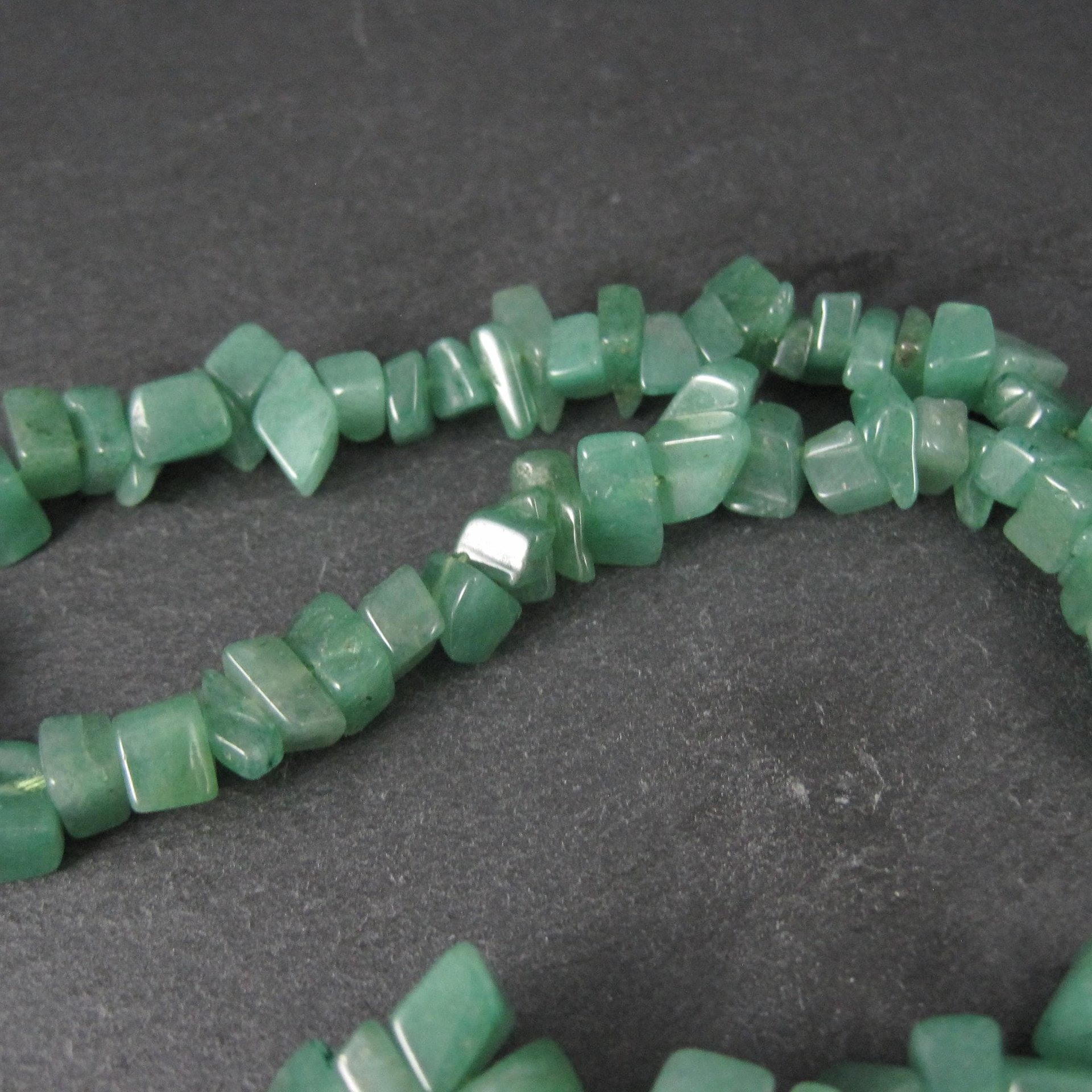 Vintage Green Aventurine Necklace