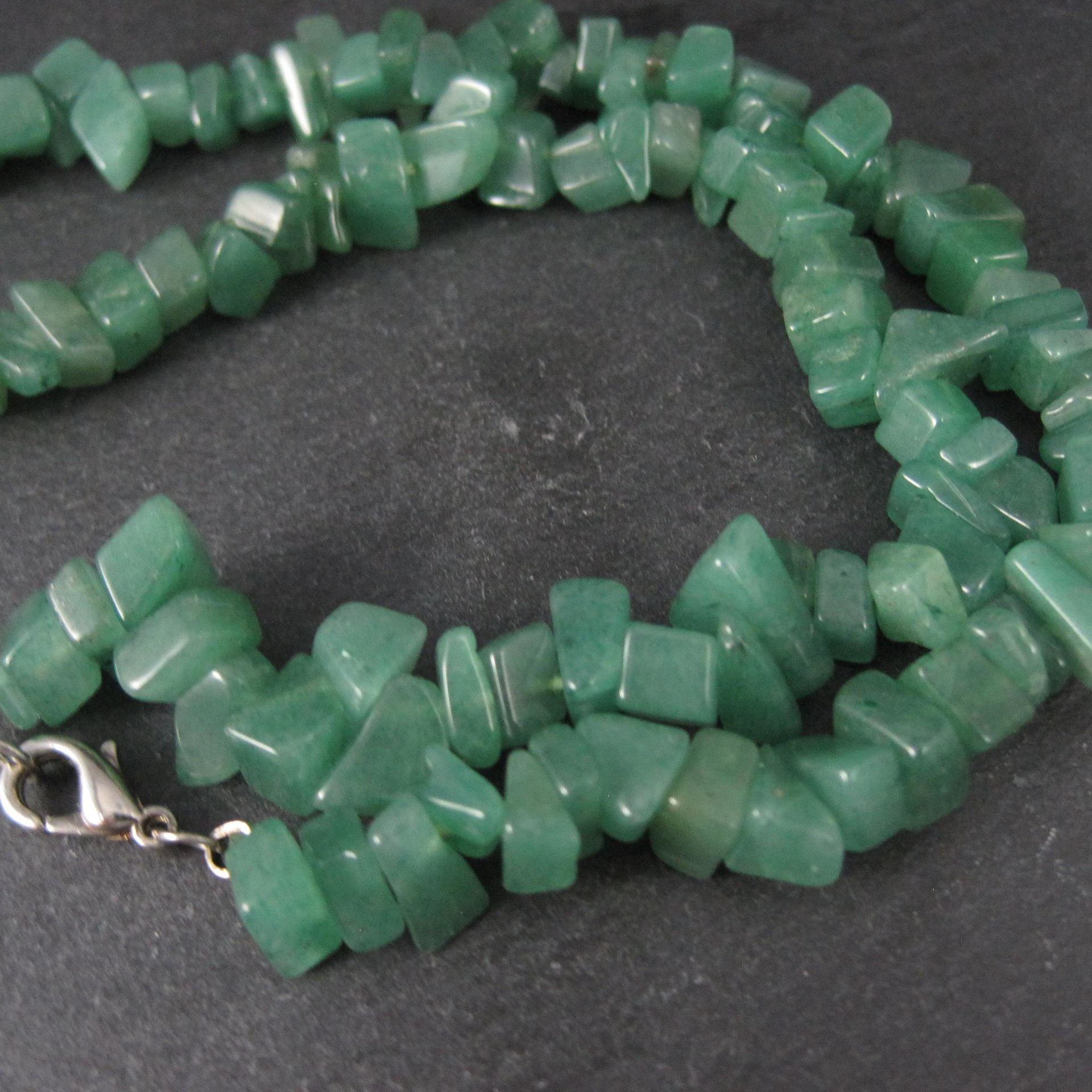 Vintage Green Aventurine Necklace