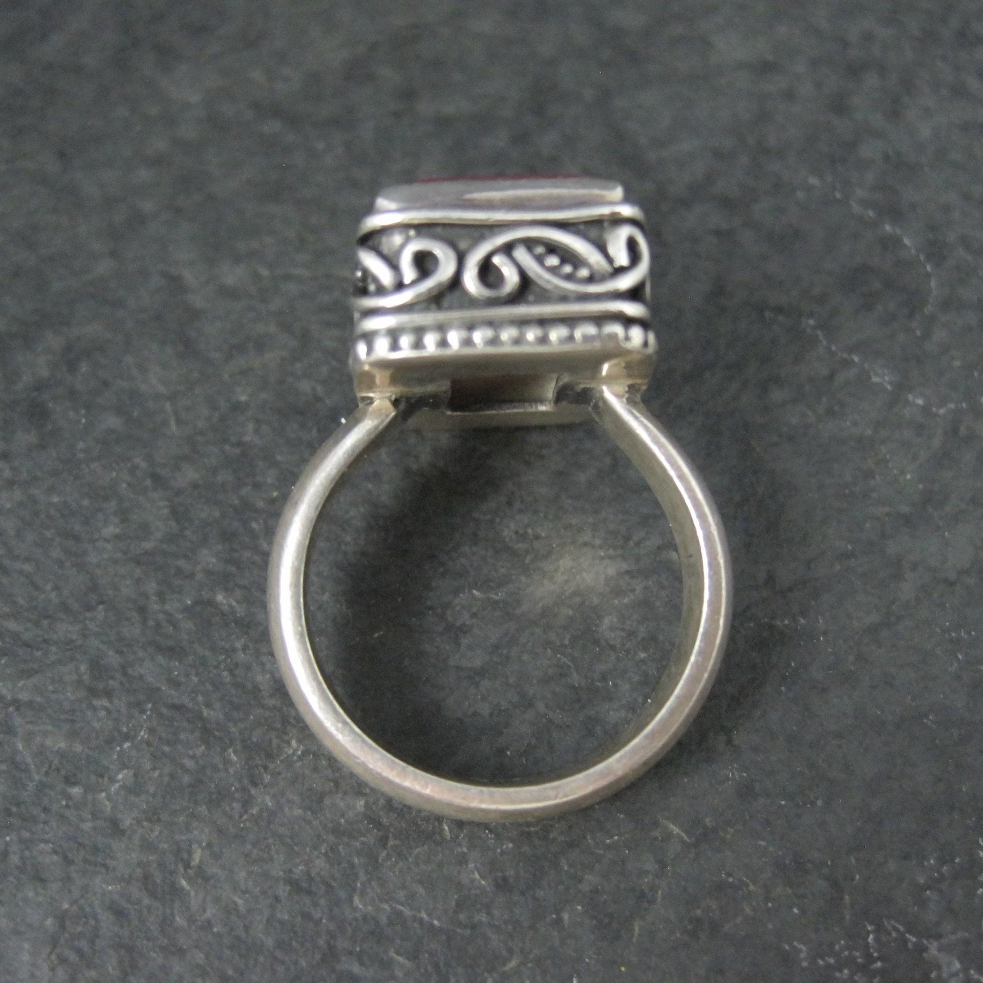 Ornate Ruby Ring Size 7
