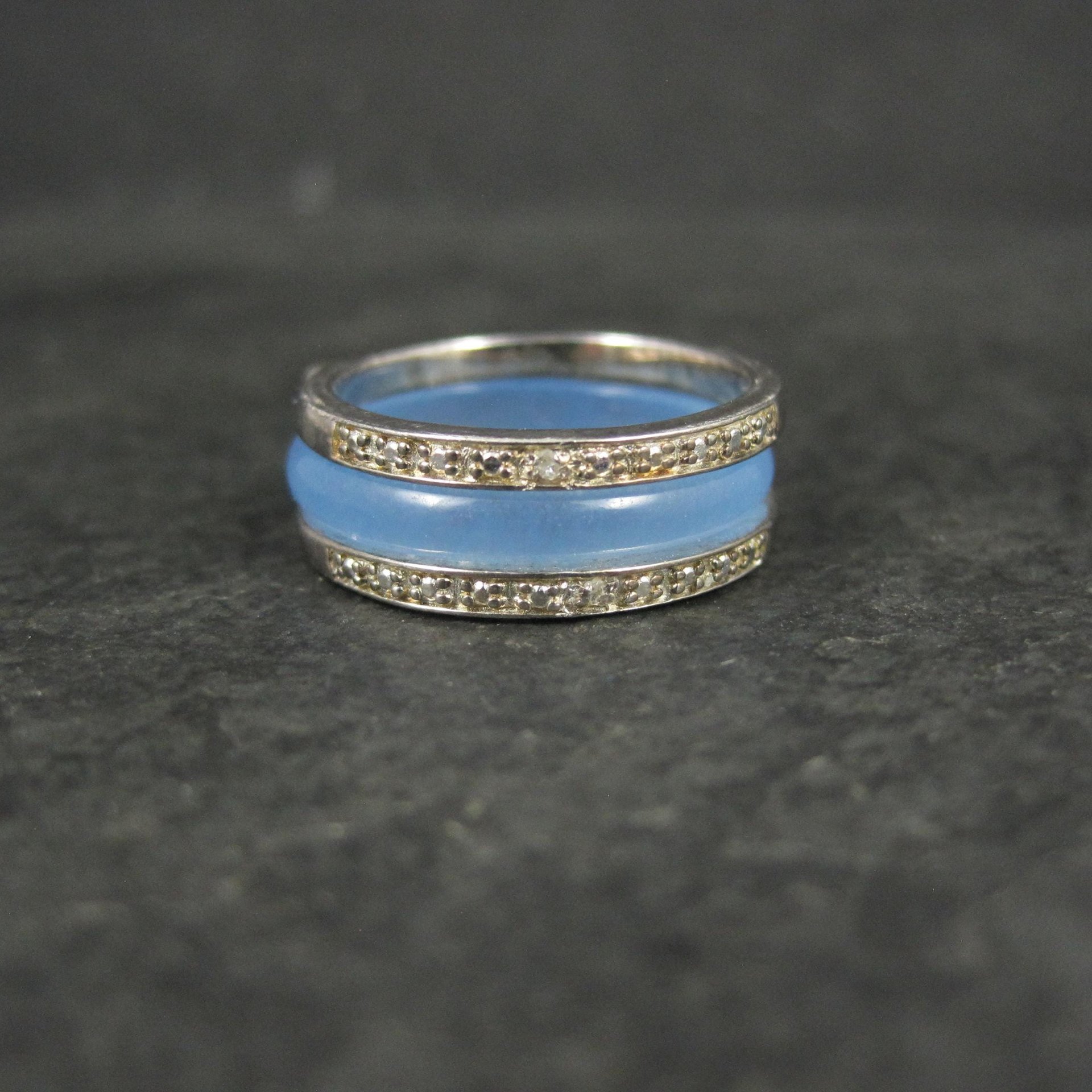 Interchangeable Band Ring Sterling Silver Size 7