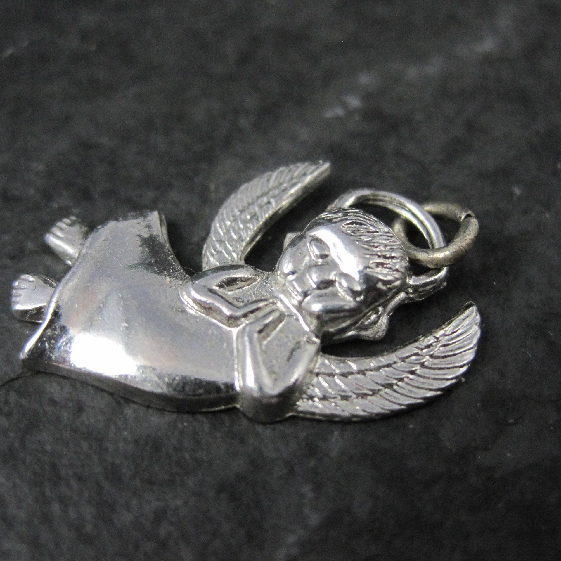 Vintage Sterling Angel Charm