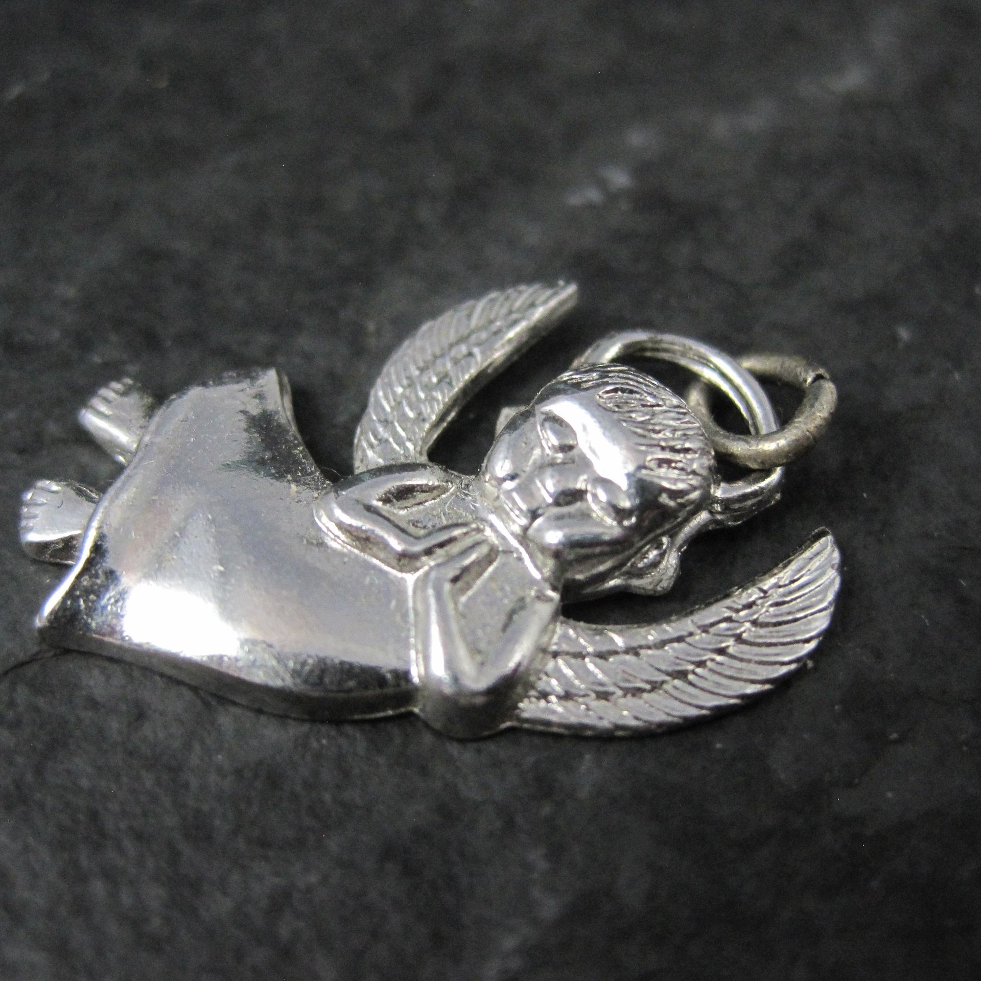 Vintage Sterling Angel Charm