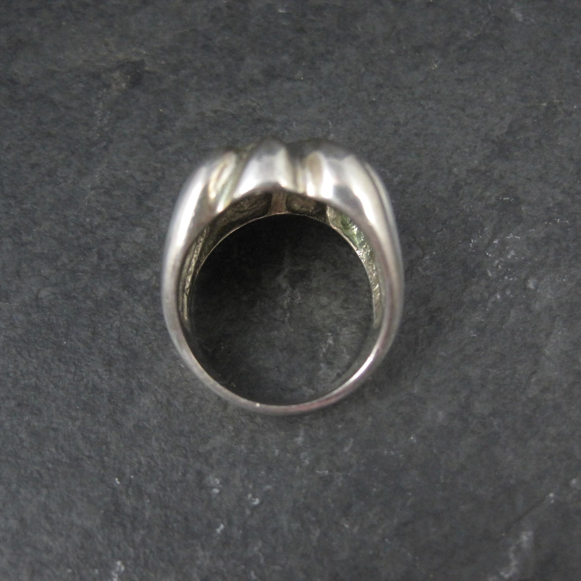Mod Vintage Sterling Silver Ring Size 9 ESPO