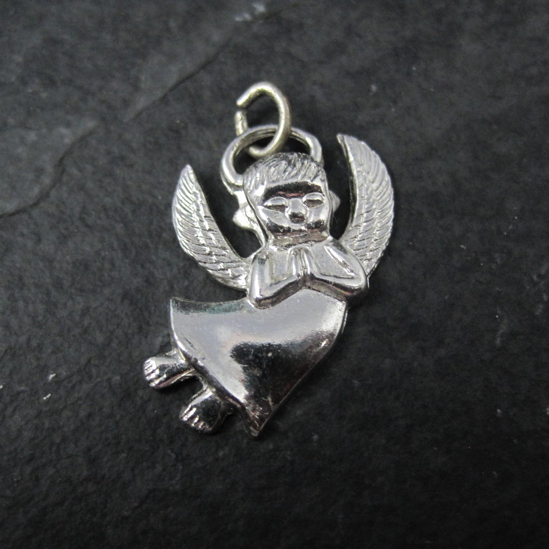 Vintage Sterling Angel Charm