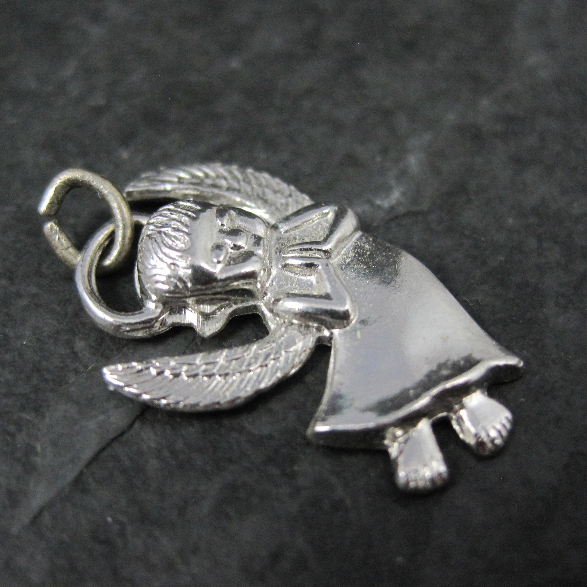 Vintage Sterling Angel Charm