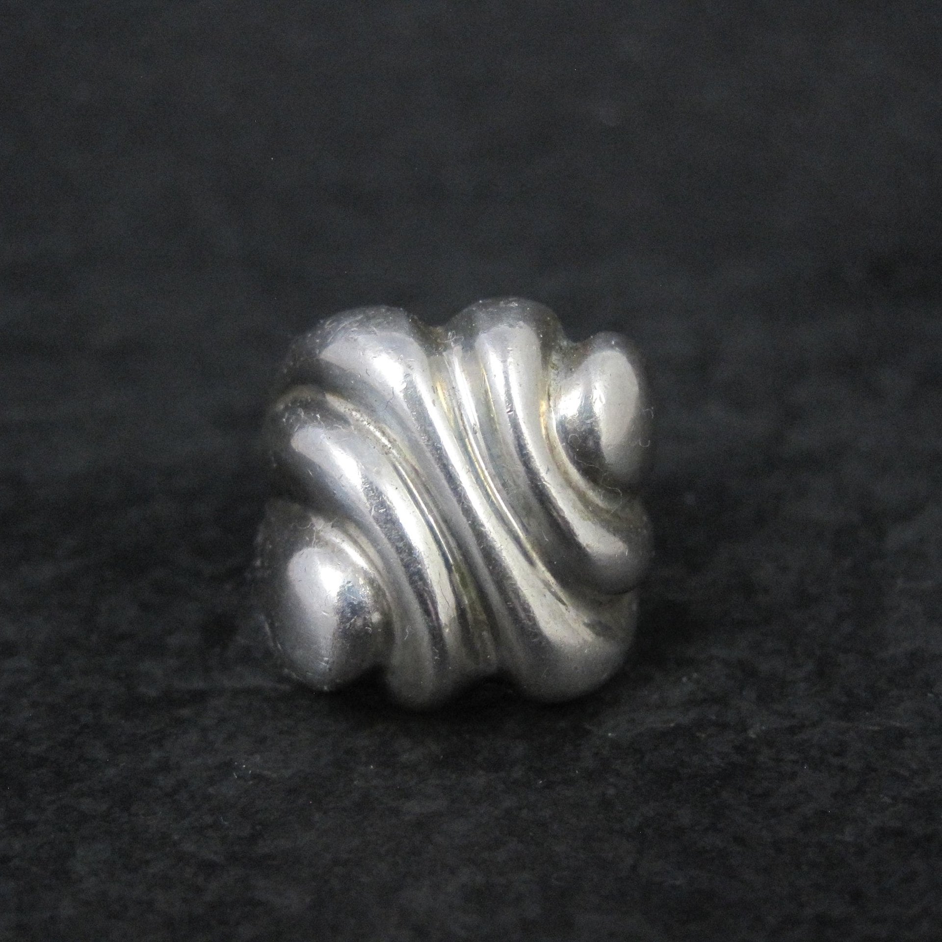 Mod Vintage Sterling Silver Ring Size 9 ESPO