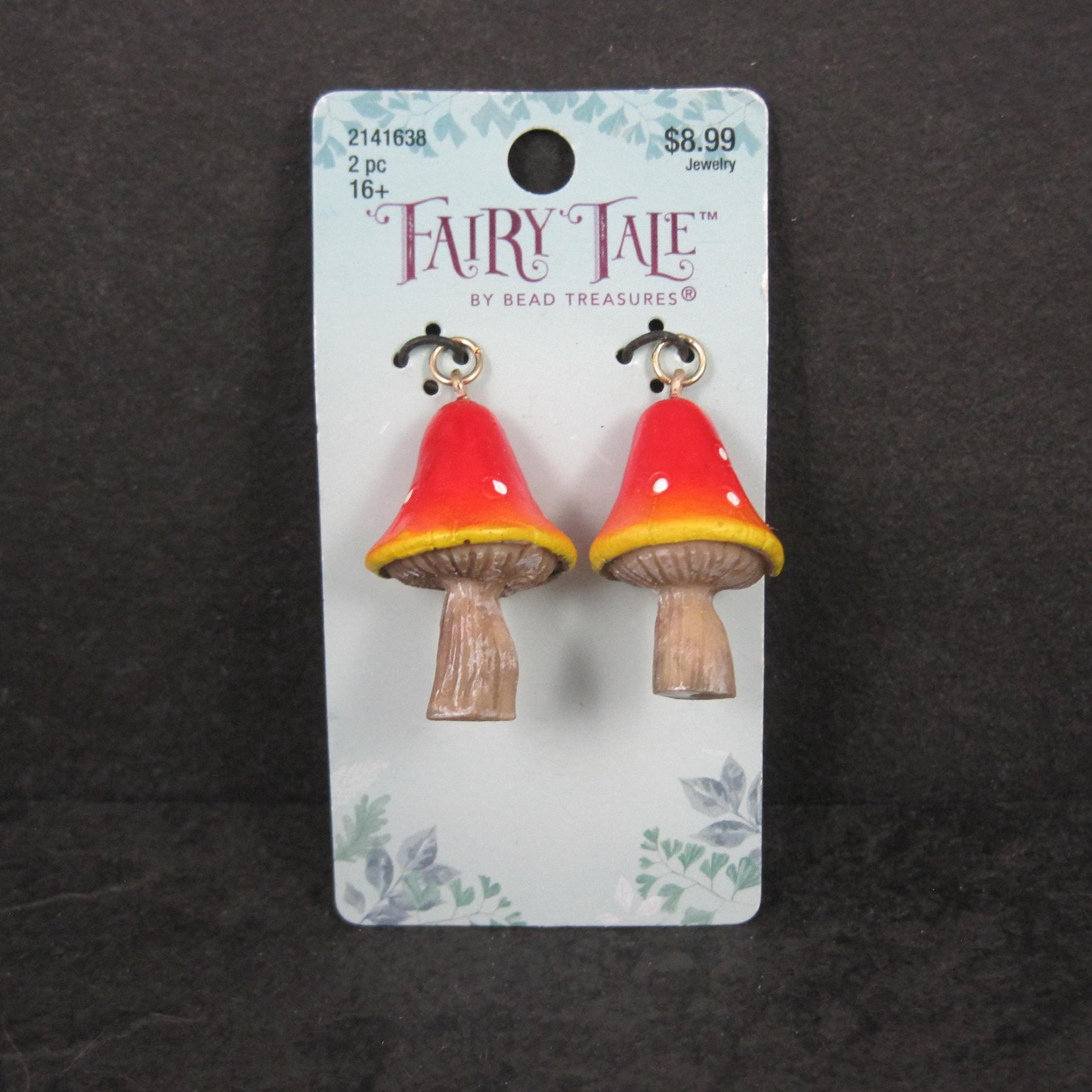 Resin Mushroom Charms by Bead Treasures
