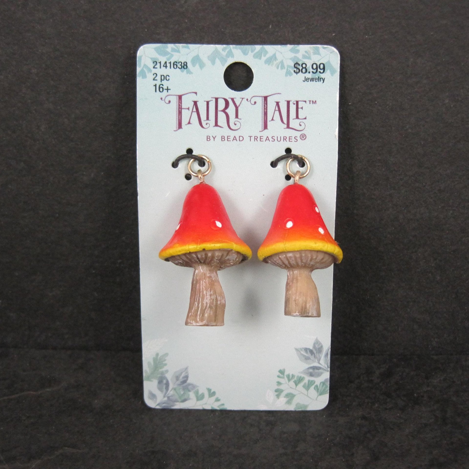 Resin Mushroom Charms by Bead Treasures