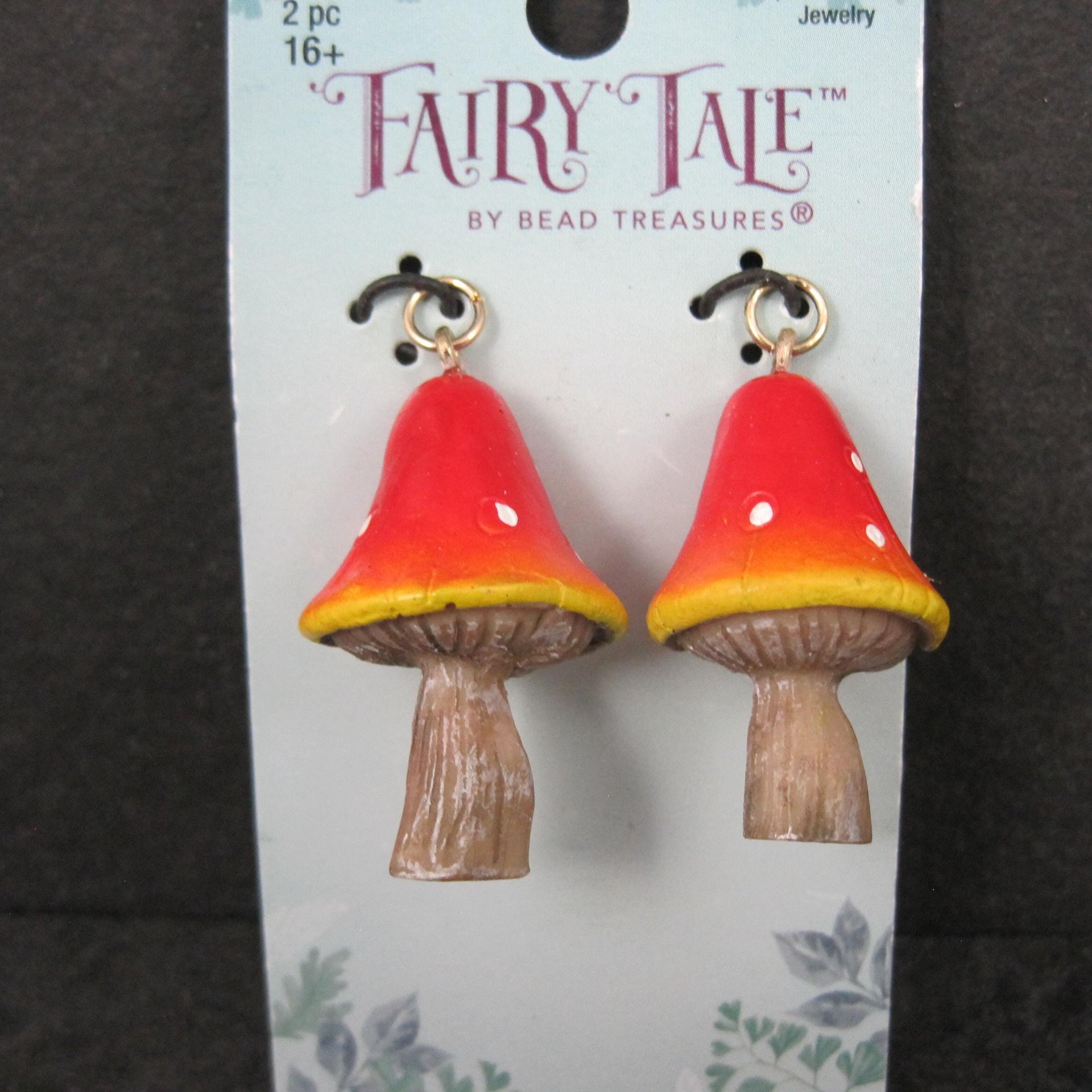 Resin Mushroom Charms by Bead Treasures